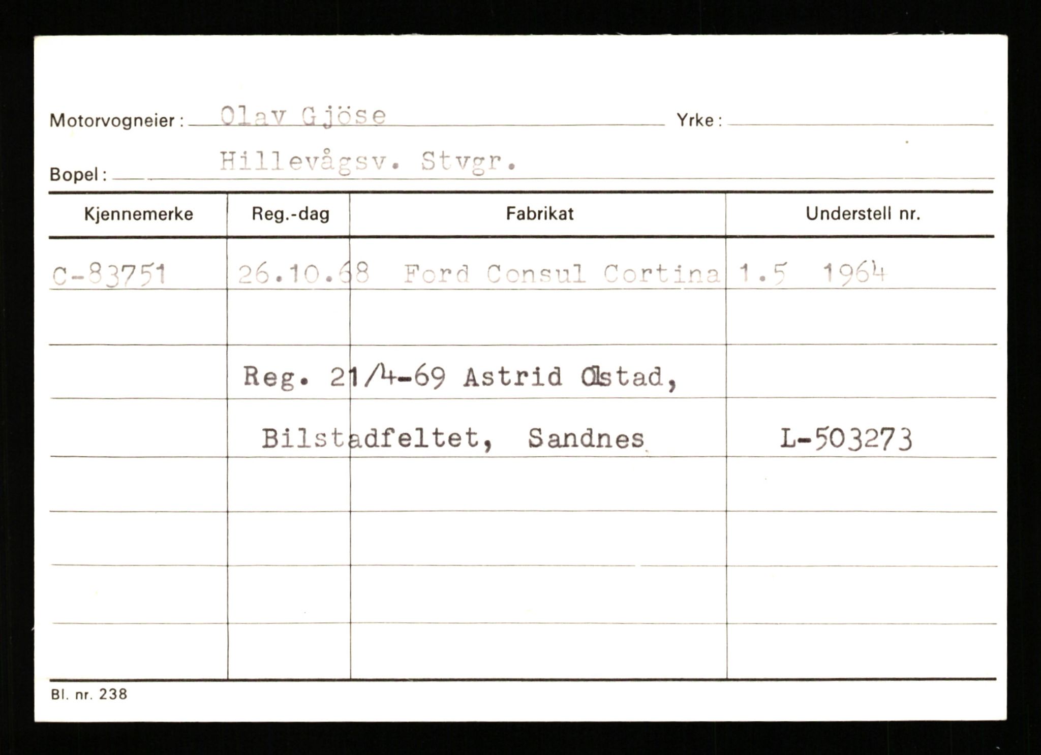 Stavanger trafikkstasjon, AV/SAST-A-101942/0/G/L0008: Registreringsnummer: 67519 - 84533, 1930-1971, p. 2982