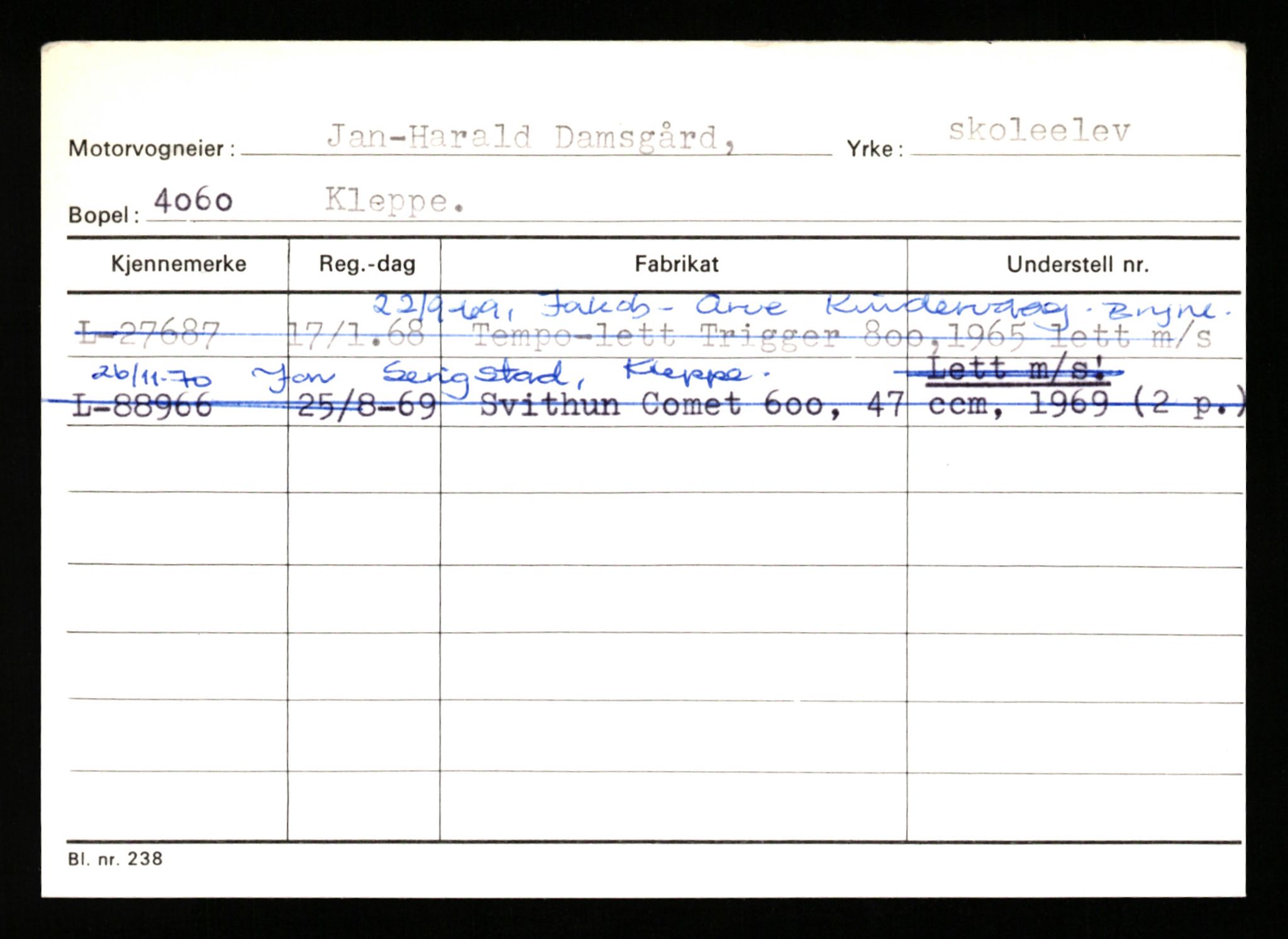 Stavanger trafikkstasjon, AV/SAST-A-101942/0/H/L0006: Dalva - Egersund, 1930-1971, p. 51