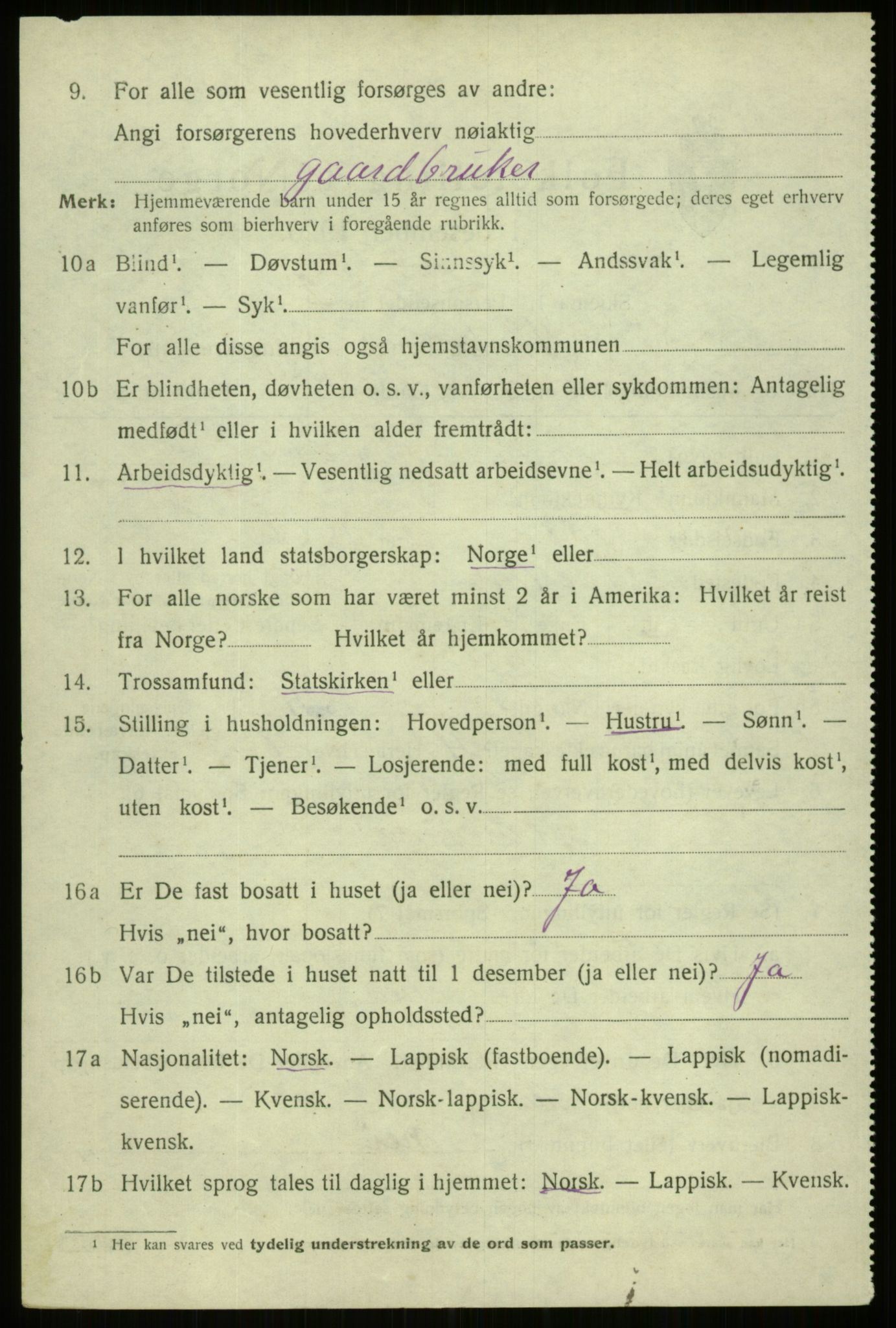 SATØ, 1920 census for Ibestad, 1920, p. 4573