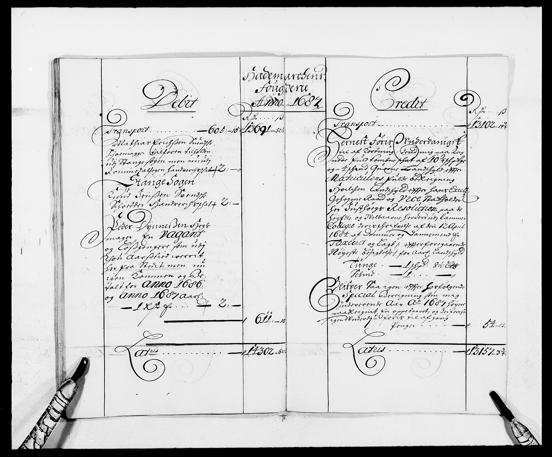 Rentekammeret inntil 1814, Reviderte regnskaper, Fogderegnskap, AV/RA-EA-4092/R16/L1028: Fogderegnskap Hedmark, 1687, p. 15