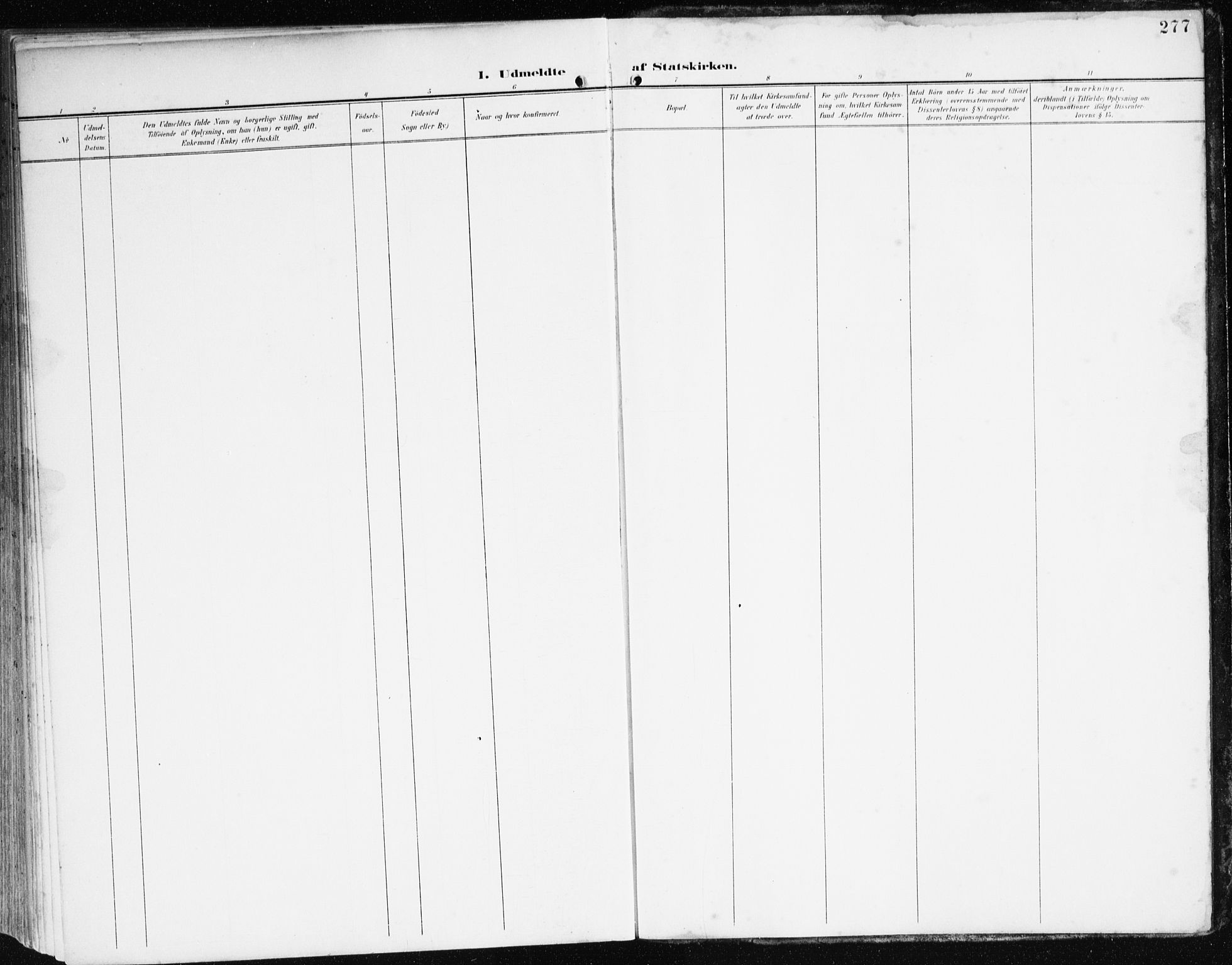 Davik sokneprestembete, AV/SAB-A-79701/H/Haa/Haad/L0002: Parish register (official) no. D 2, 1901-1930, p. 277