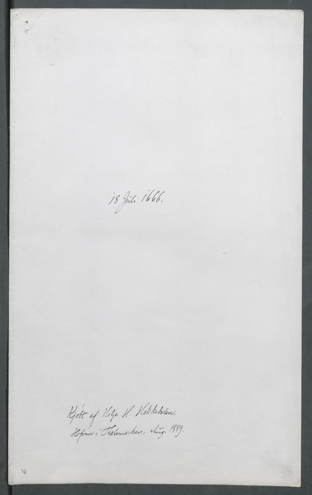Riksarkivets diplomsamling, AV/RA-EA-5965/F02/L0170: Dokumenter, 1664-1666, p. 210