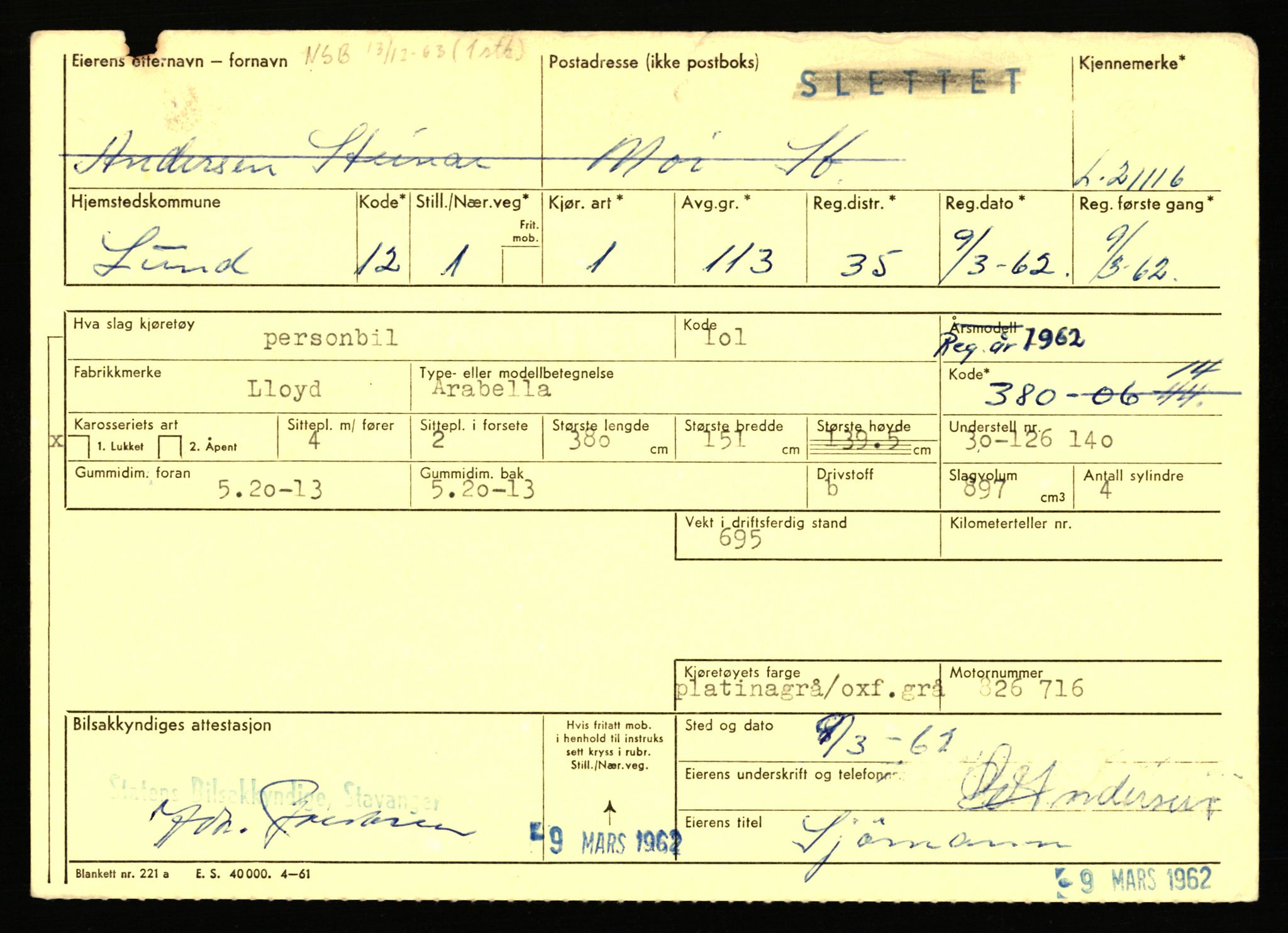 Stavanger trafikkstasjon, AV/SAST-A-101942/0/F/L0037: L-20500 - L-21499, 1930-1971, p. 1727