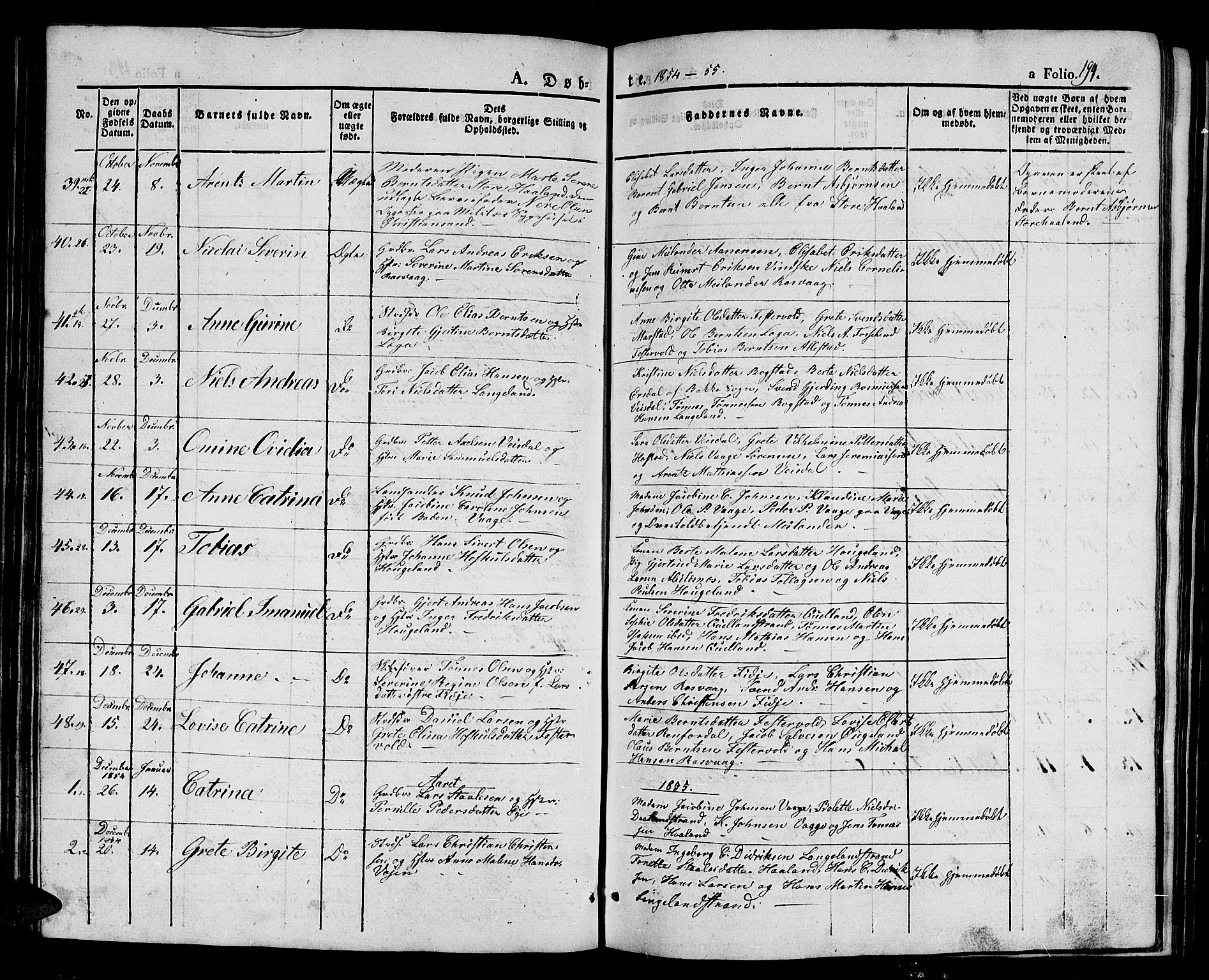 Flekkefjord sokneprestkontor, AV/SAK-1111-0012/F/Fb/Fbb/L0002: Parish register (copy) no. B 2a, 1831-1866, p. 194