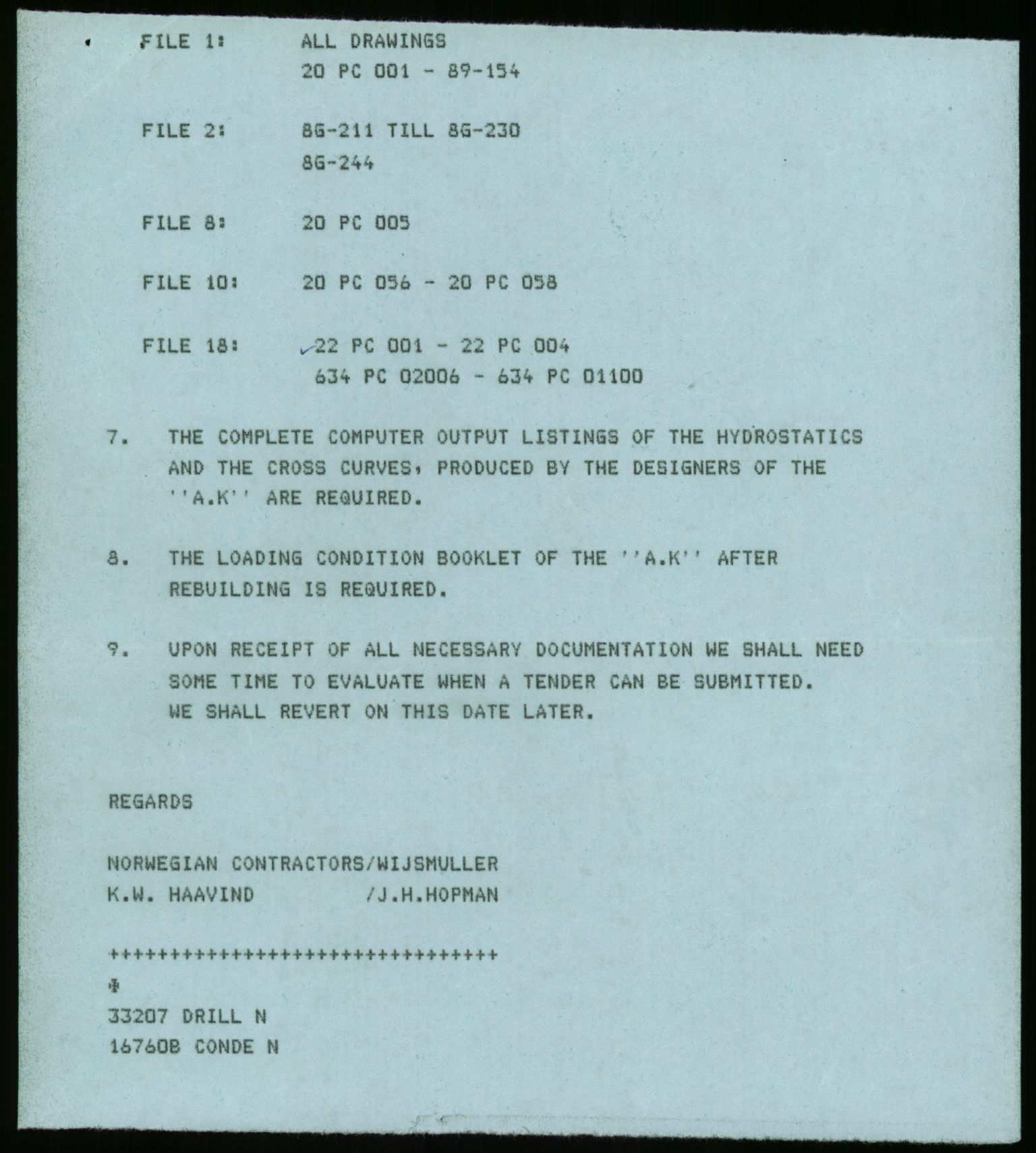 Pa 1503 - Stavanger Drilling AS, AV/SAST-A-101906/Da/L0013: Alexander L. Kielland - Saks- og korrespondansearkiv, 1980, p. 18