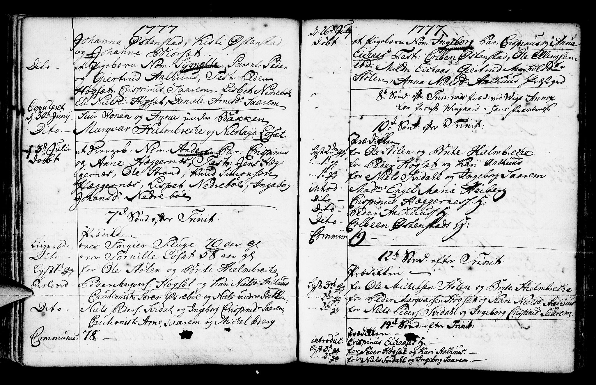 Jølster sokneprestembete, AV/SAB-A-80701/H/Haa/Haaa/L0003: Parish register (official) no. A 3, 1748-1789, p. 157