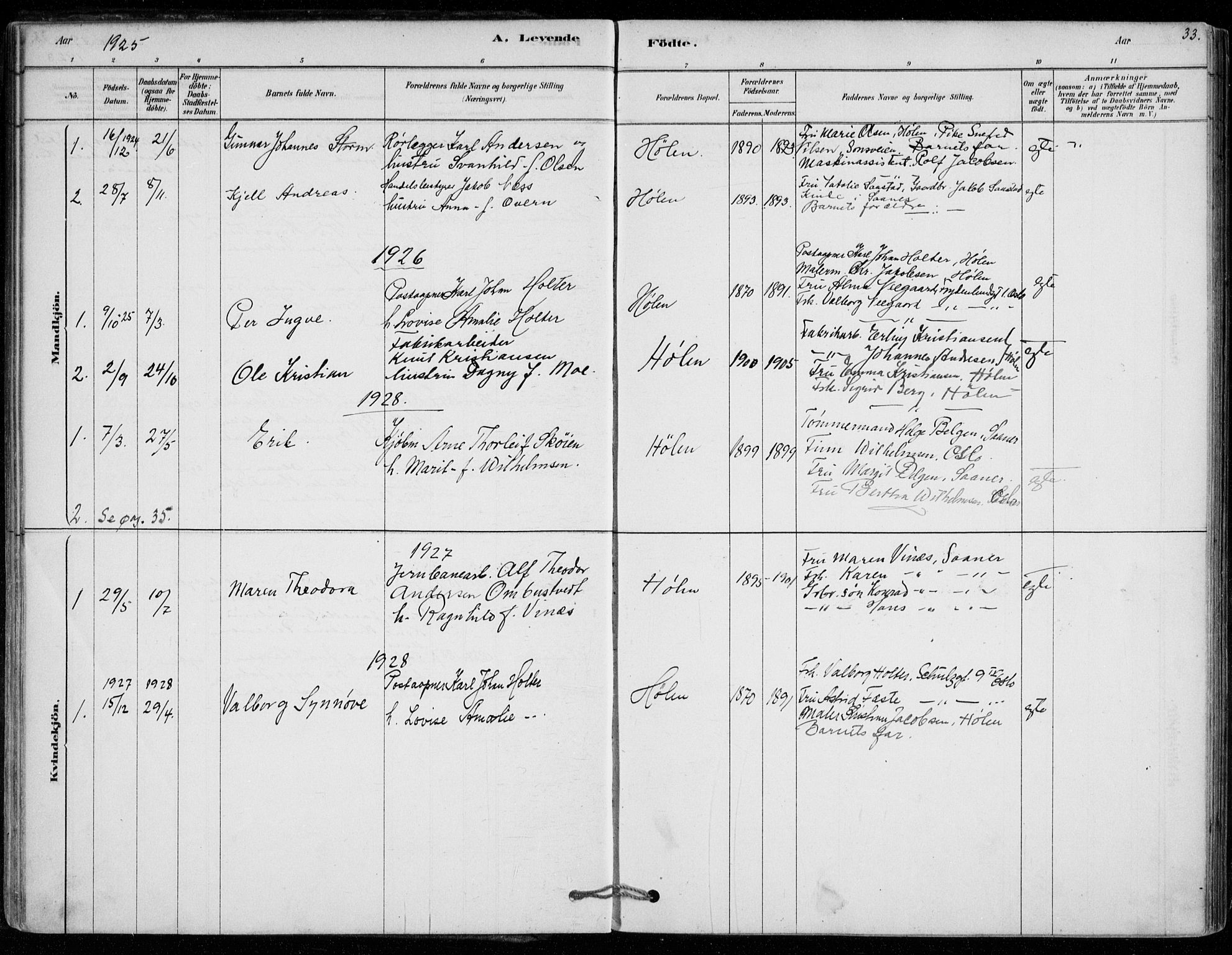 Vestby prestekontor Kirkebøker, SAO/A-10893/F/Fe/L0001: Parish register (official) no. V 1, 1878-1931, p. 33