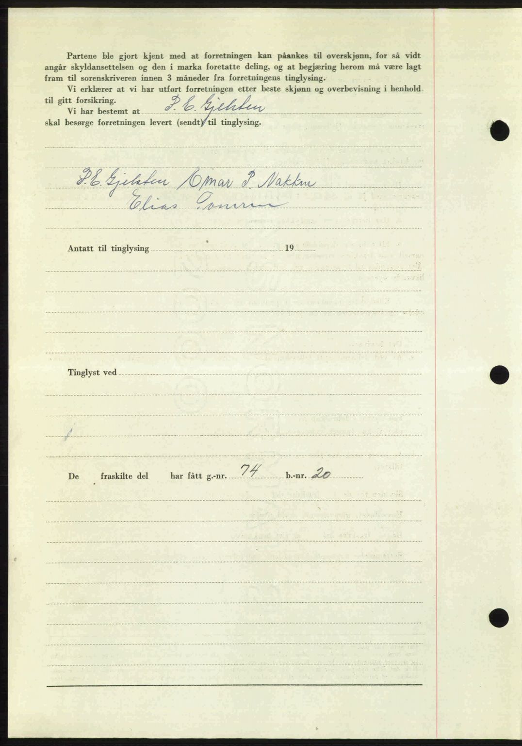 Romsdal sorenskriveri, SAT/A-4149/1/2/2C: Mortgage book no. A24, 1947-1947, Diary no: : 2517/1947