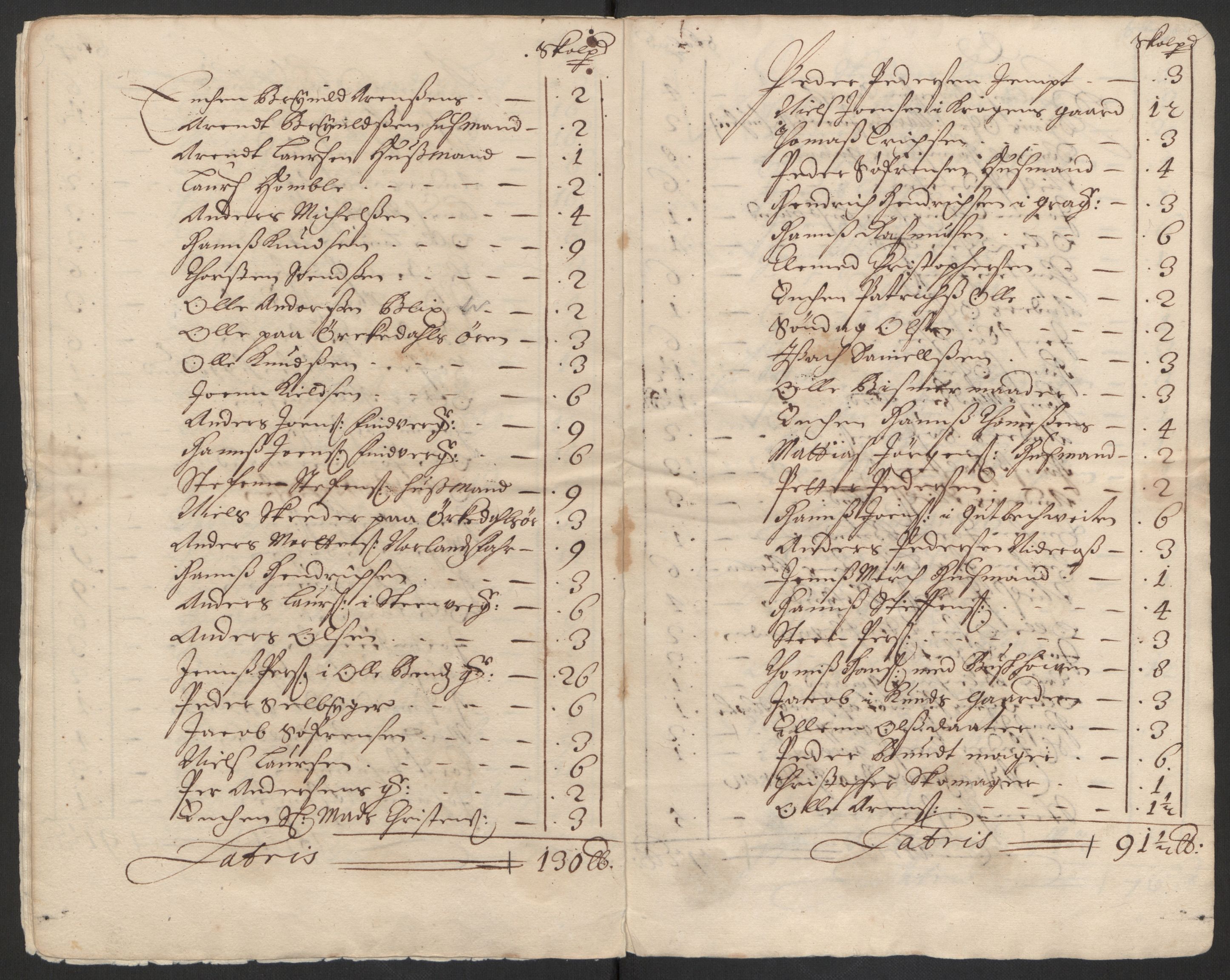 Rentekammeret inntil 1814, Reviderte regnskaper, Byregnskaper, AV/RA-EA-4066/R/Rs/L0504: [S1] Kontribusjonsregnskap, 1631-1684, p. 203