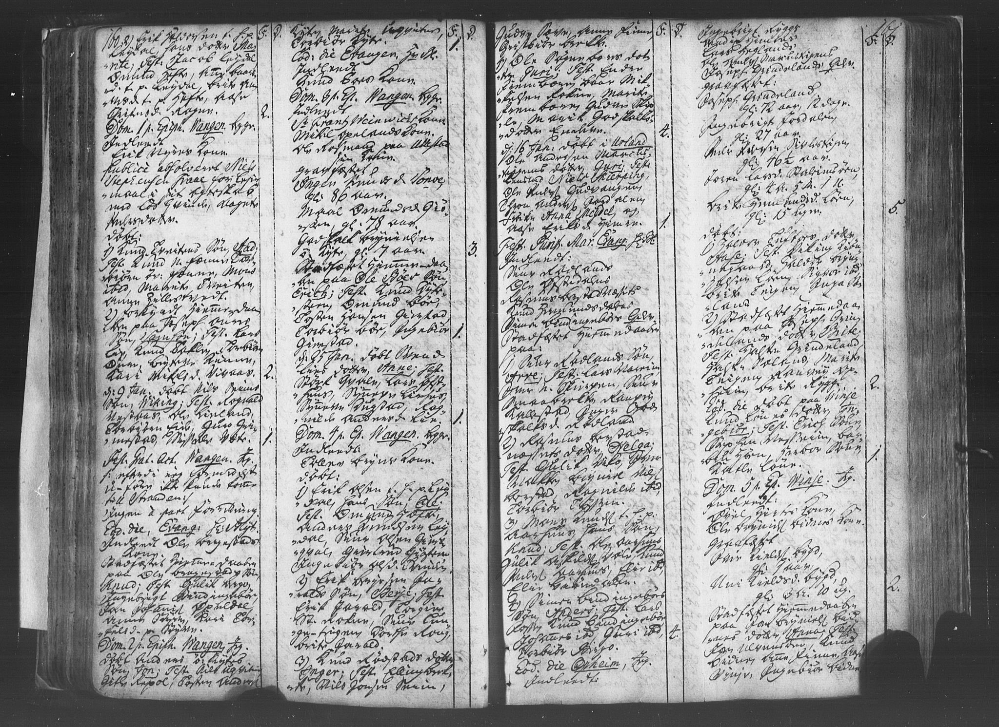 Voss sokneprestembete, SAB/A-79001/H/Haa: Parish register (official) no. A 8, 1752-1780, p. 160-161