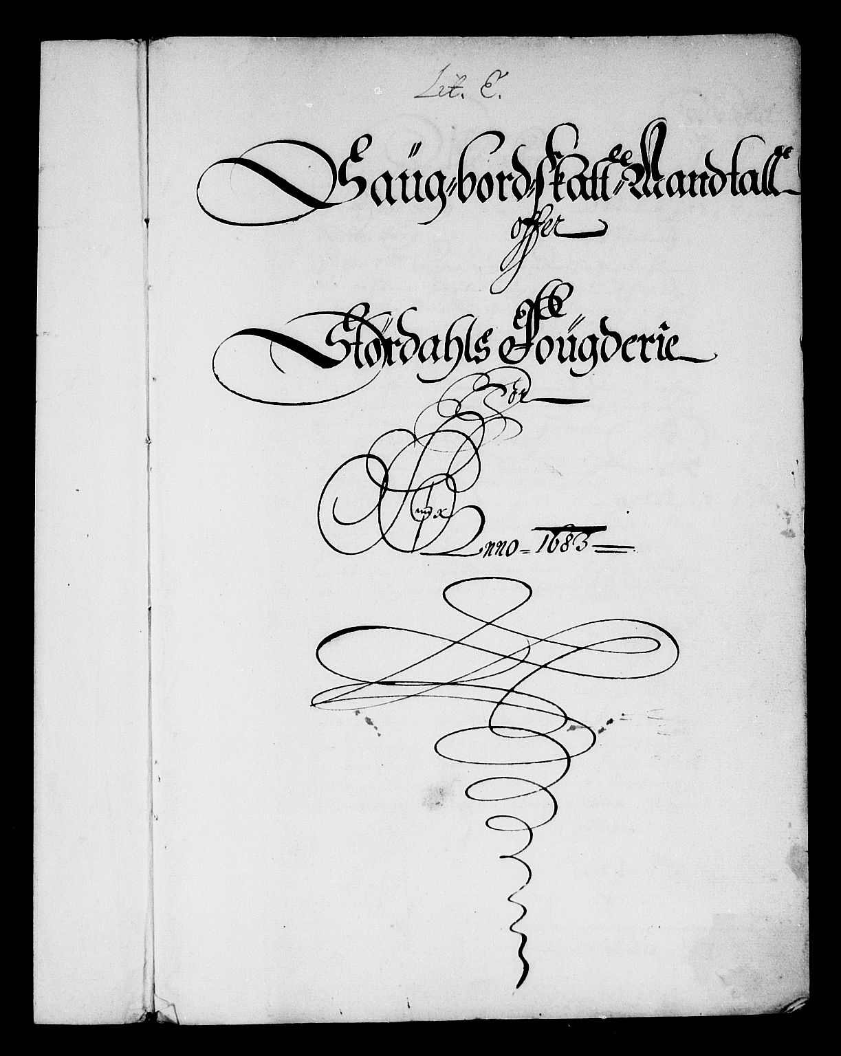 Rentekammeret inntil 1814, Reviderte regnskaper, Stiftamtstueregnskaper, Trondheim stiftamt og Nordland amt, AV/RA-EA-6044/R/Rg/L0071: Trondheim stiftamt og Nordland amt, 1683