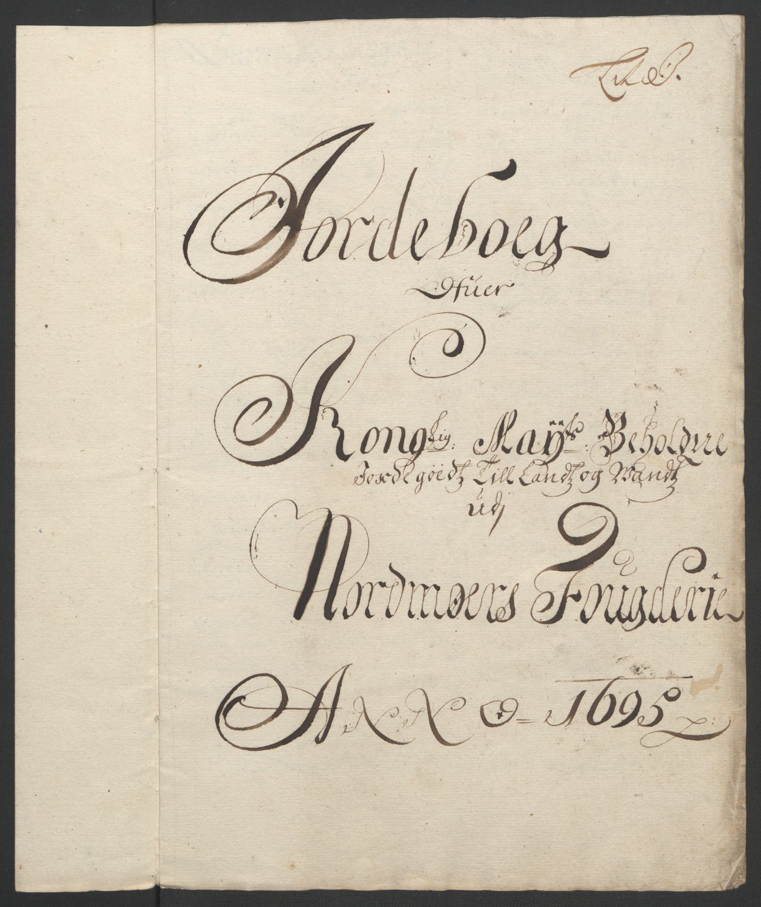 Rentekammeret inntil 1814, Reviderte regnskaper, Fogderegnskap, RA/EA-4092/R56/L3736: Fogderegnskap Nordmøre, 1694-1696, p. 278