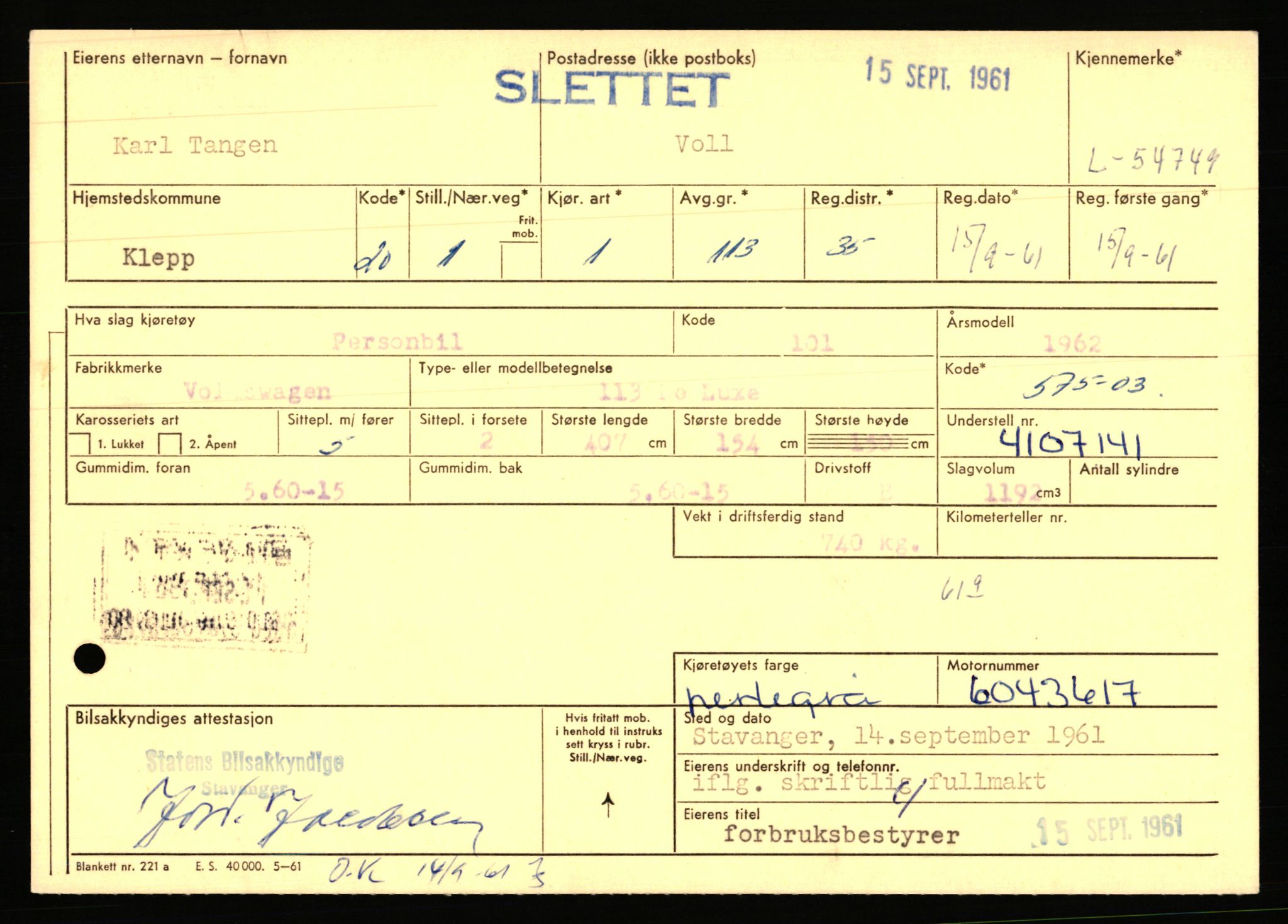 Stavanger trafikkstasjon, AV/SAST-A-101942/0/F/L0054: L-54200 - L-55699, 1930-1971, p. 1137