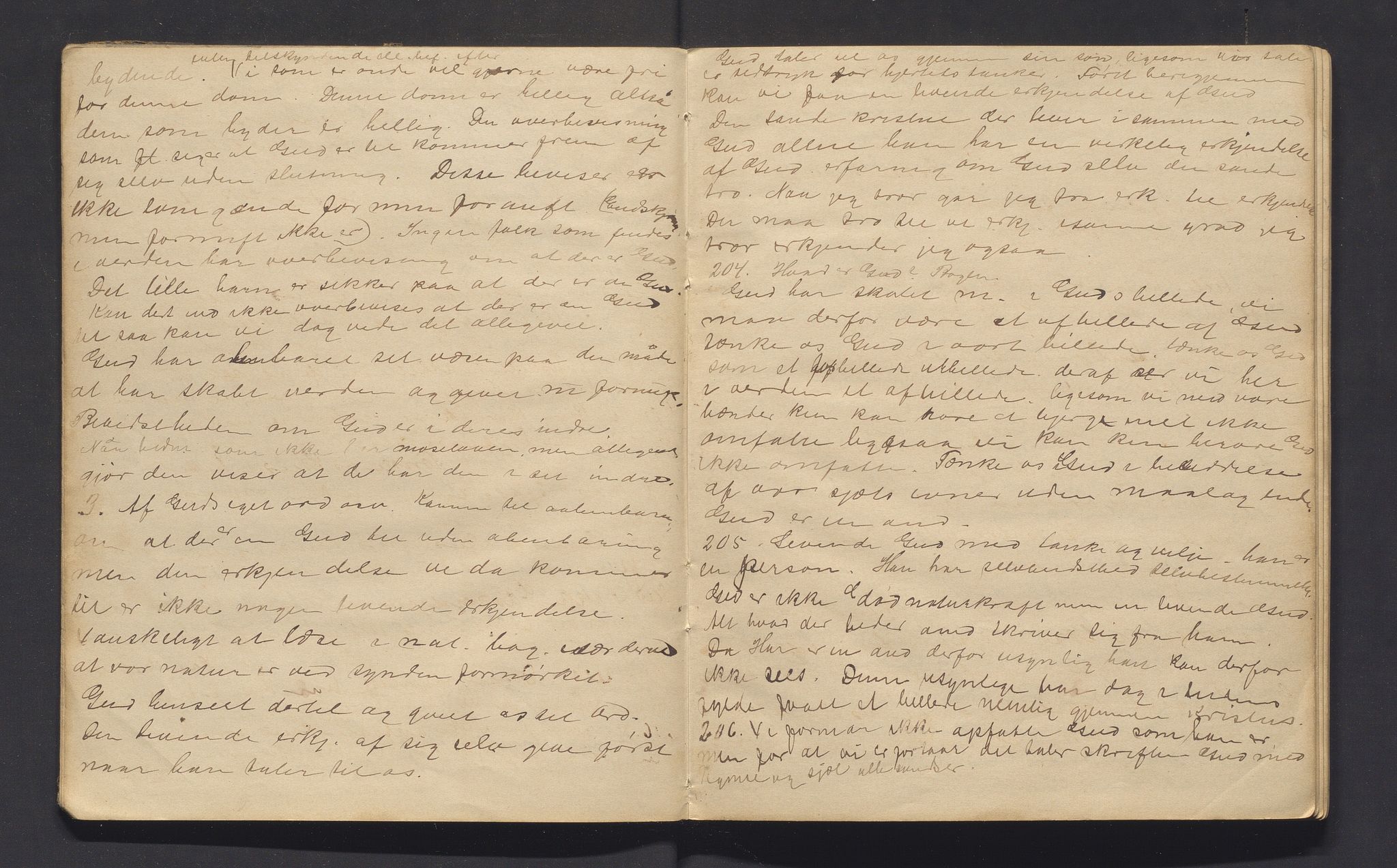 Lilloe, Kristian. Seminarlærar, IKAH/1216-Pa0011/G/Ga/L0001: Religionsanmerkninger K. Lilloi, 1888