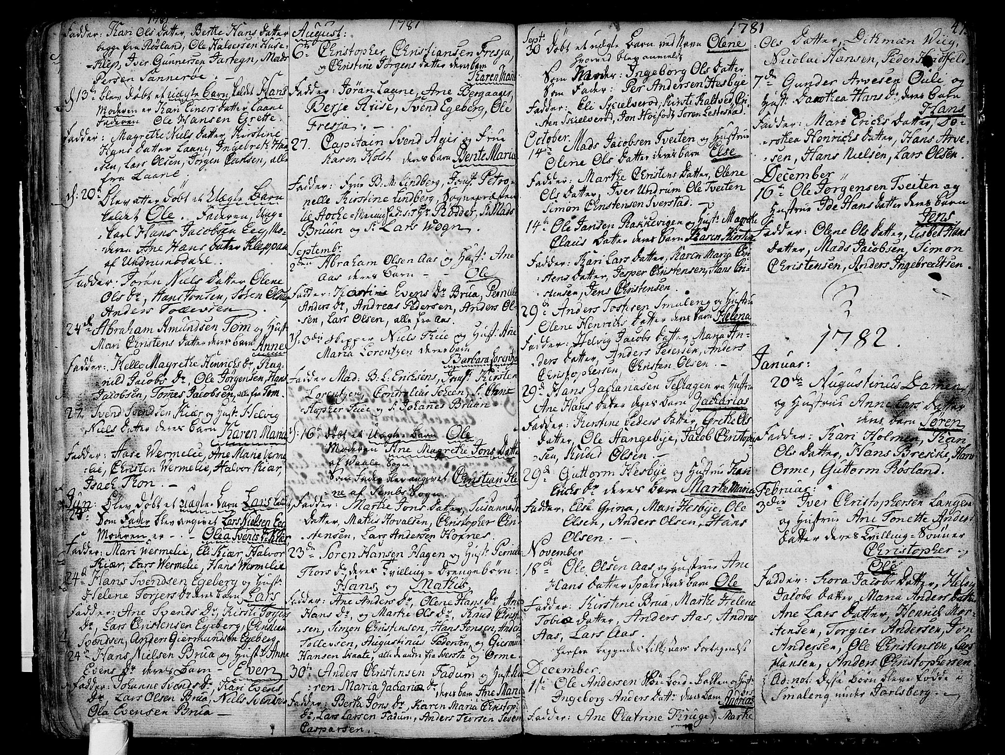 Sem kirkebøker, AV/SAKO-A-5/F/Fa/L0002: Parish register (official) no. I 2, 1764-1798, p. 47