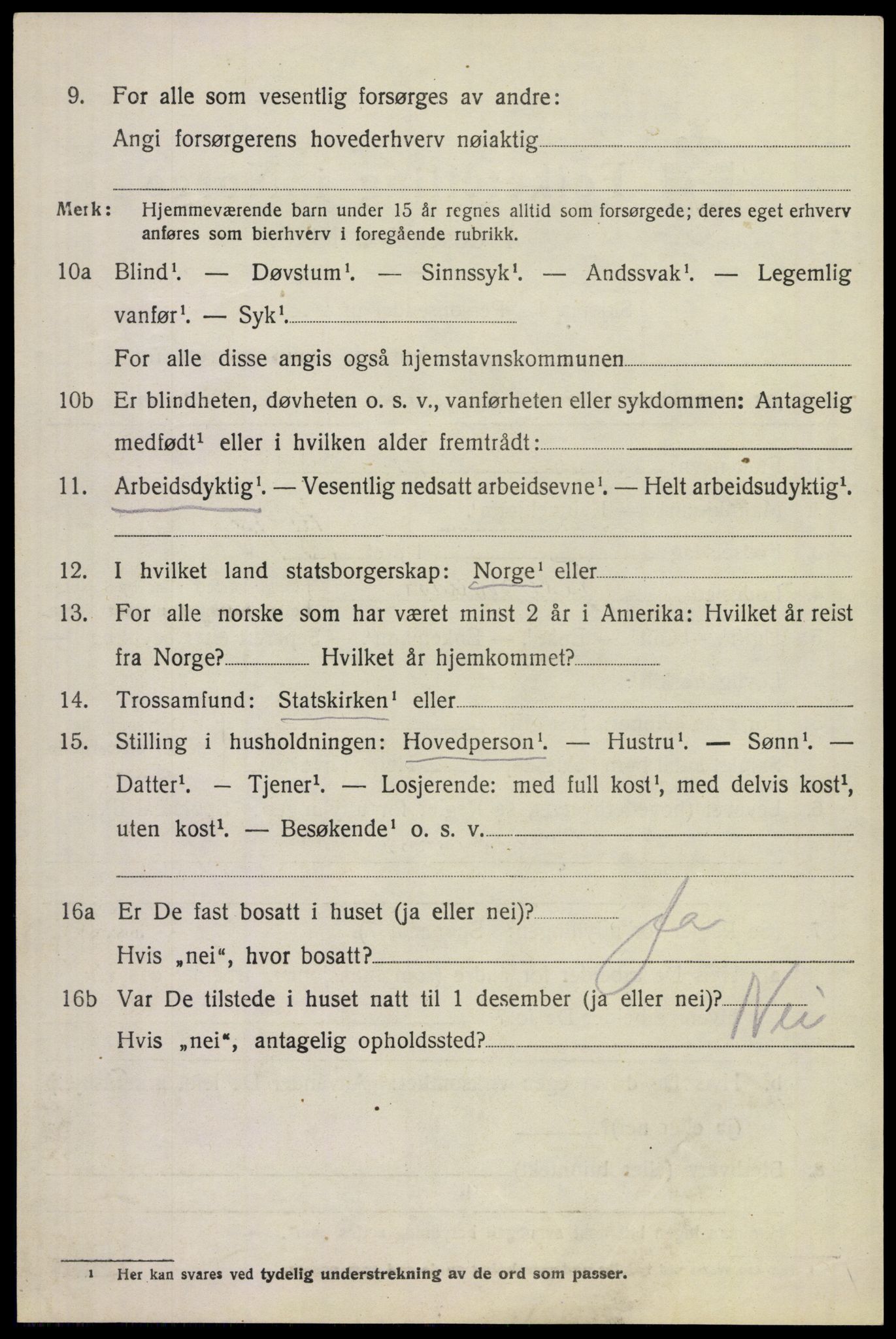 SAKO, 1920 census for Borre, 1920, p. 6189