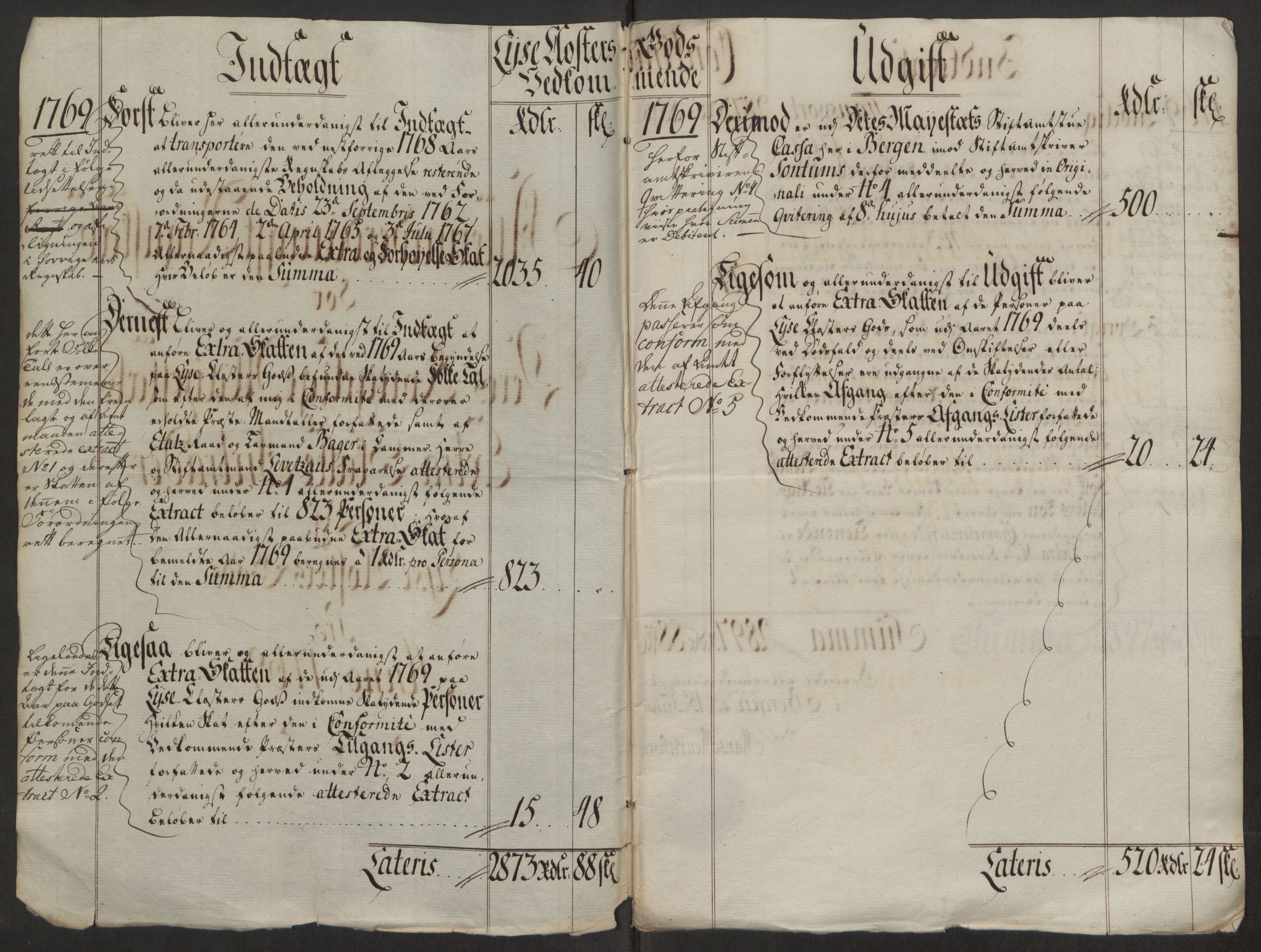 Rentekammeret inntil 1814, Reviderte regnskaper, Fogderegnskap, RA/EA-4092/R50/L3180: Ekstraskatten Lyse kloster, 1762-1783, p. 210