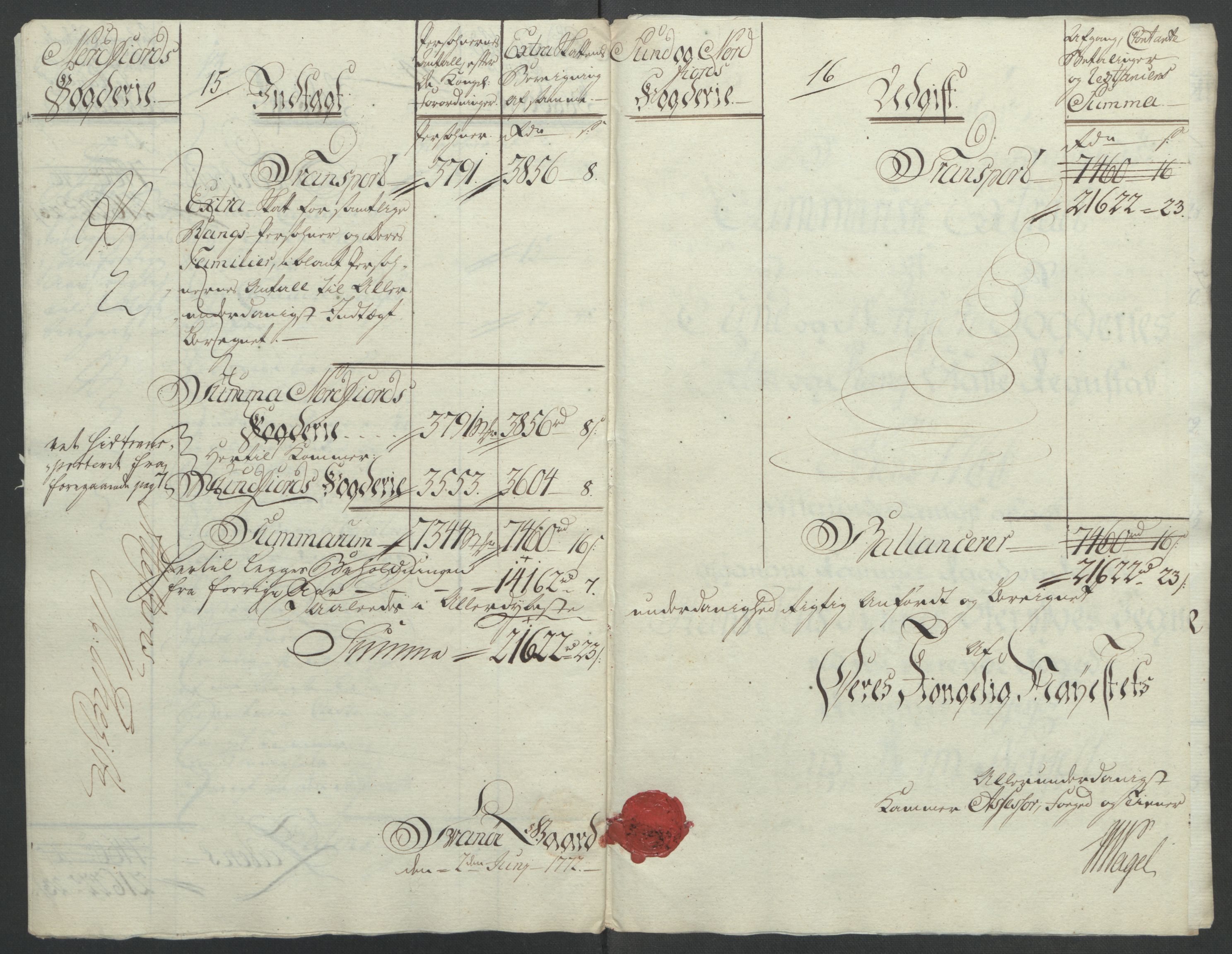 Rentekammeret inntil 1814, Reviderte regnskaper, Fogderegnskap, AV/RA-EA-4092/R53/L3550: Ekstraskatten Sunn- og Nordfjord, 1762-1771, p. 166