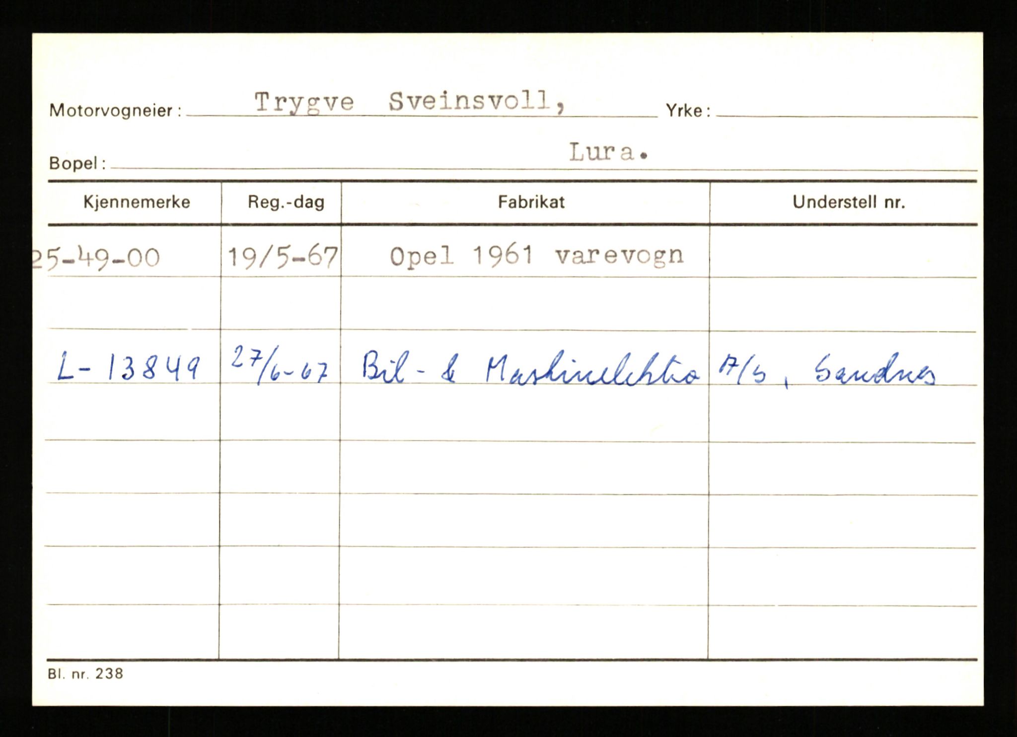 Stavanger trafikkstasjon, AV/SAST-A-101942/0/G/L0011: Registreringsnummer: 240000 - 363477, 1930-1971, p. 541