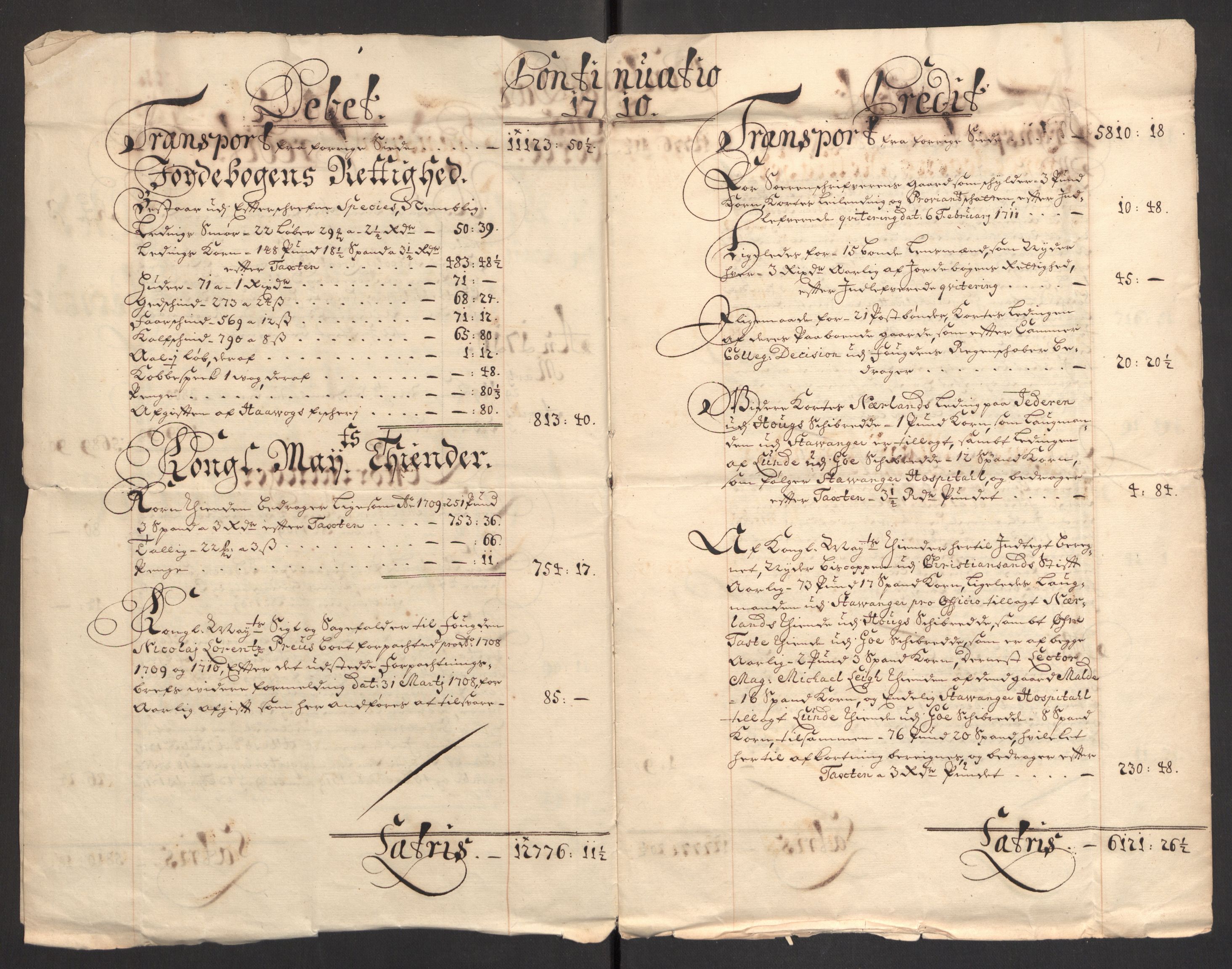 Rentekammeret inntil 1814, Reviderte regnskaper, Fogderegnskap, AV/RA-EA-4092/R46/L2734: Fogderegnskap Jæren og Dalane, 1709-1710, p. 127