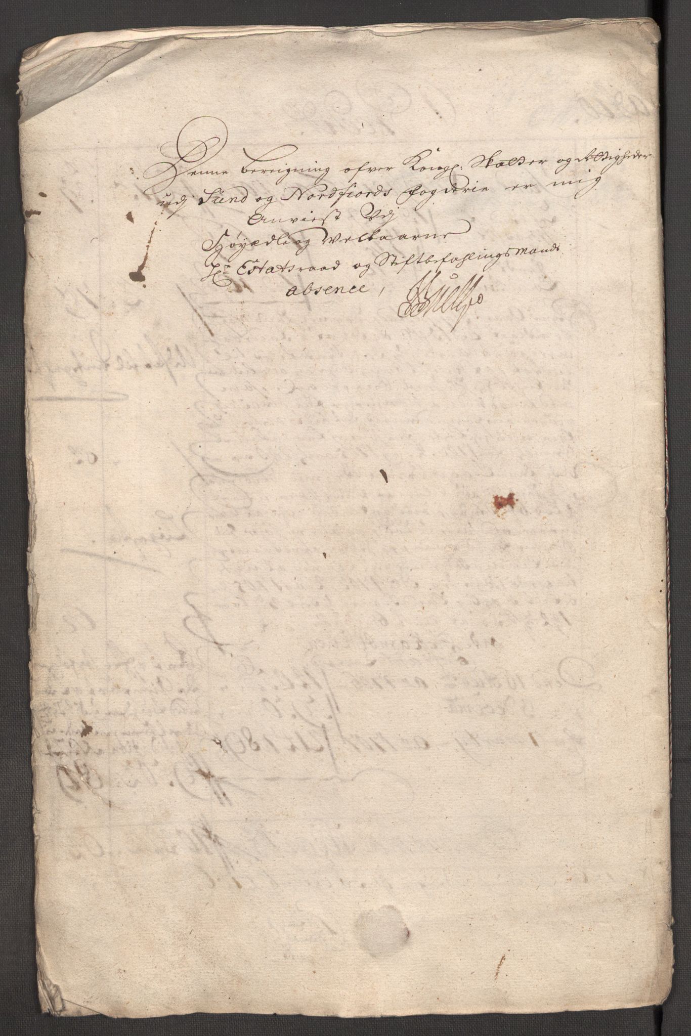 Rentekammeret inntil 1814, Reviderte regnskaper, Fogderegnskap, AV/RA-EA-4092/R53/L3430: Fogderegnskap Sunn- og Nordfjord, 1706-1707, p. 17