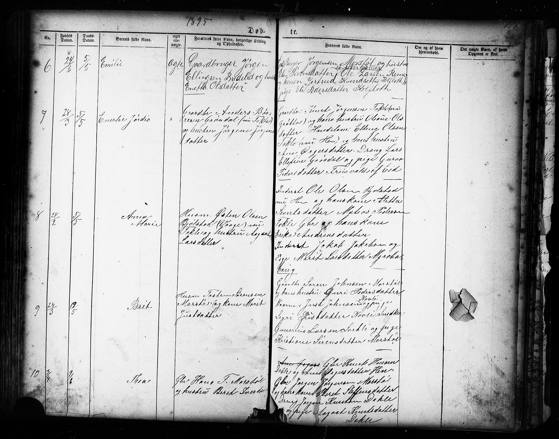 Ministerialprotokoller, klokkerbøker og fødselsregistre - Møre og Romsdal, AV/SAT-A-1454/545/L0588: Parish register (copy) no. 545C02, 1867-1902, p. 106