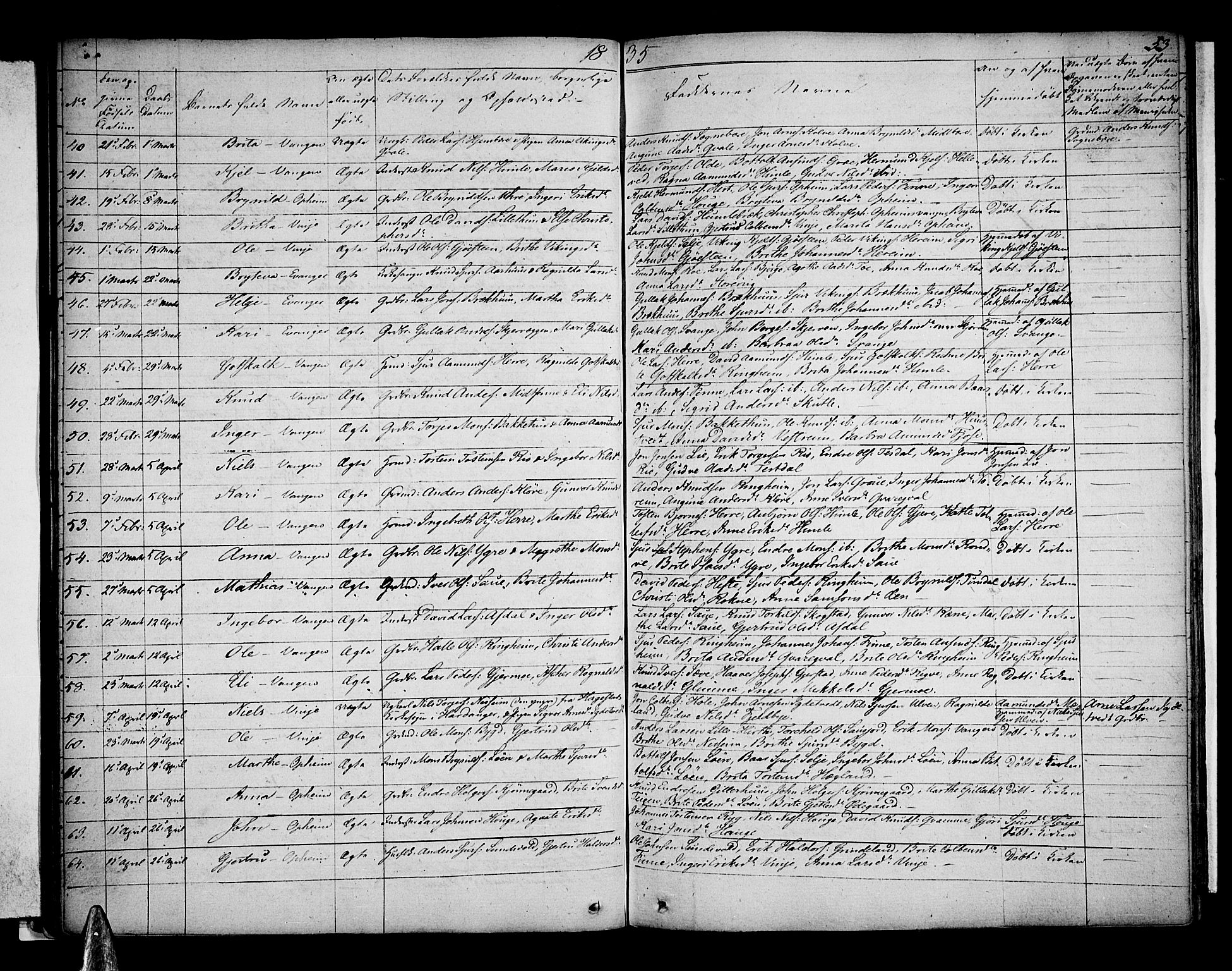 Voss sokneprestembete, AV/SAB-A-79001: Curate's parish register no. A 1, 1821-1841, p. 53