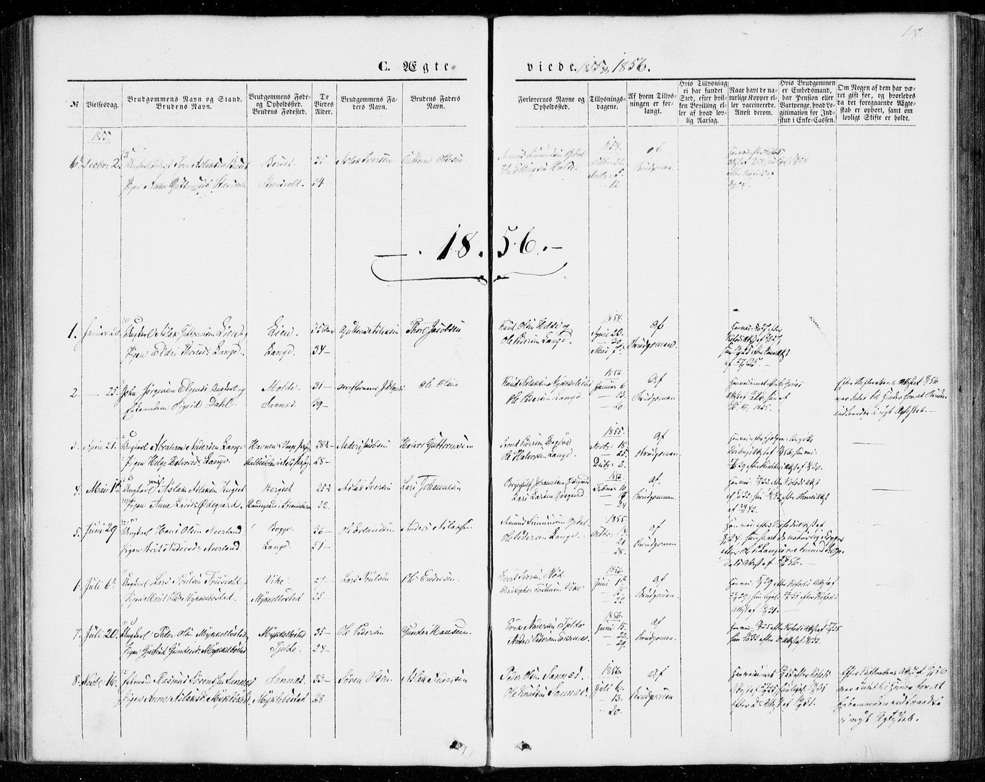 Ministerialprotokoller, klokkerbøker og fødselsregistre - Møre og Romsdal, SAT/A-1454/554/L0643: Parish register (official) no. 554A01, 1846-1879, p. 198