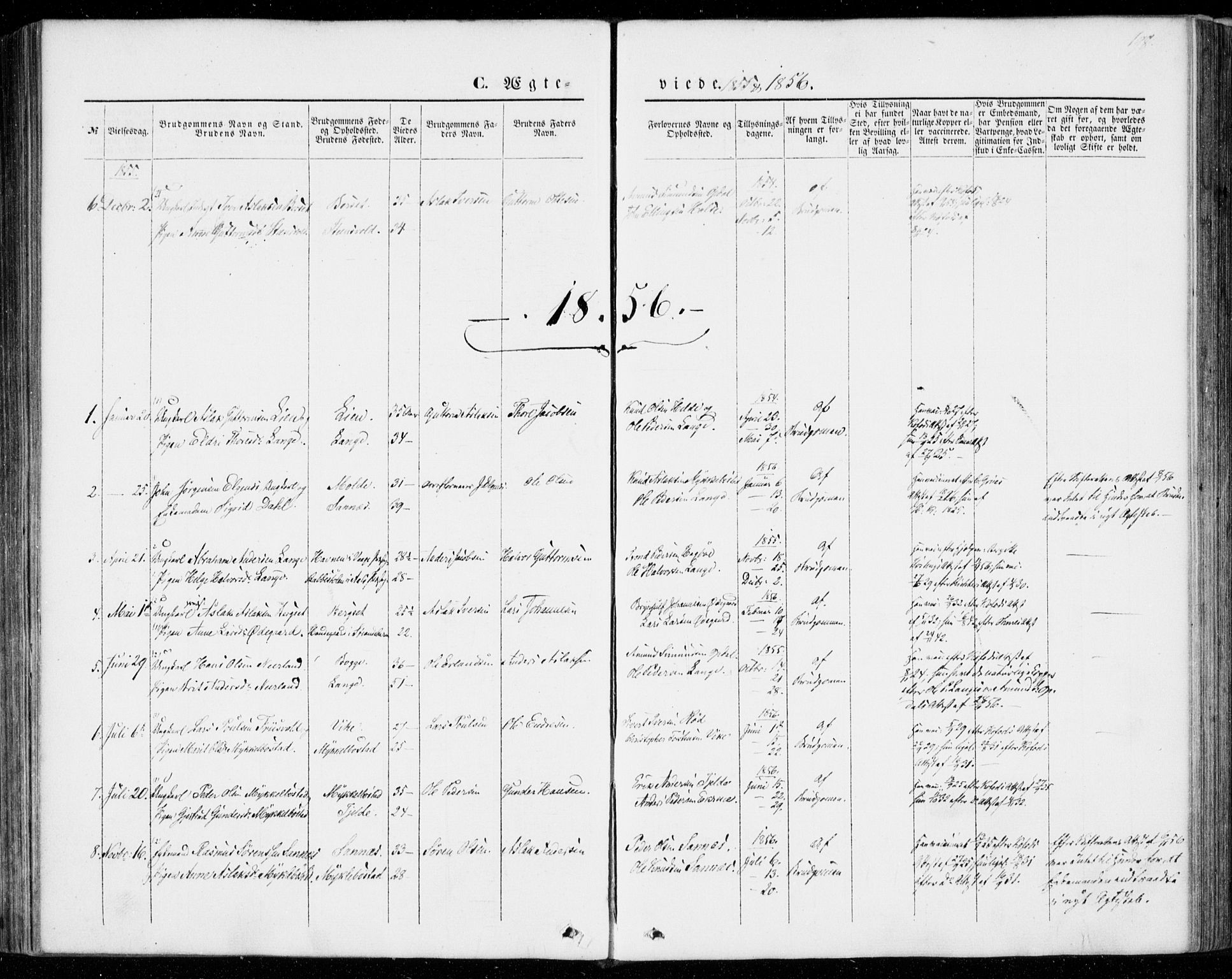 Ministerialprotokoller, klokkerbøker og fødselsregistre - Møre og Romsdal, AV/SAT-A-1454/554/L0643: Parish register (official) no. 554A01, 1846-1879, p. 198