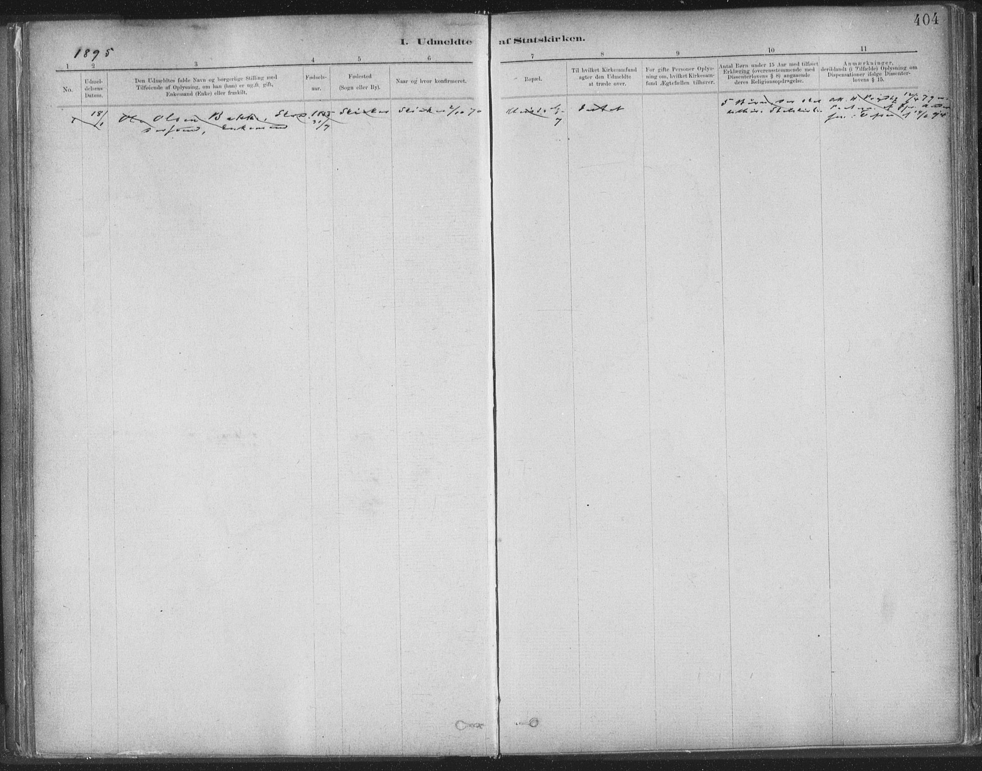Ministerialprotokoller, klokkerbøker og fødselsregistre - Sør-Trøndelag, SAT/A-1456/603/L0163: Parish register (official) no. 603A02, 1879-1895, p. 404