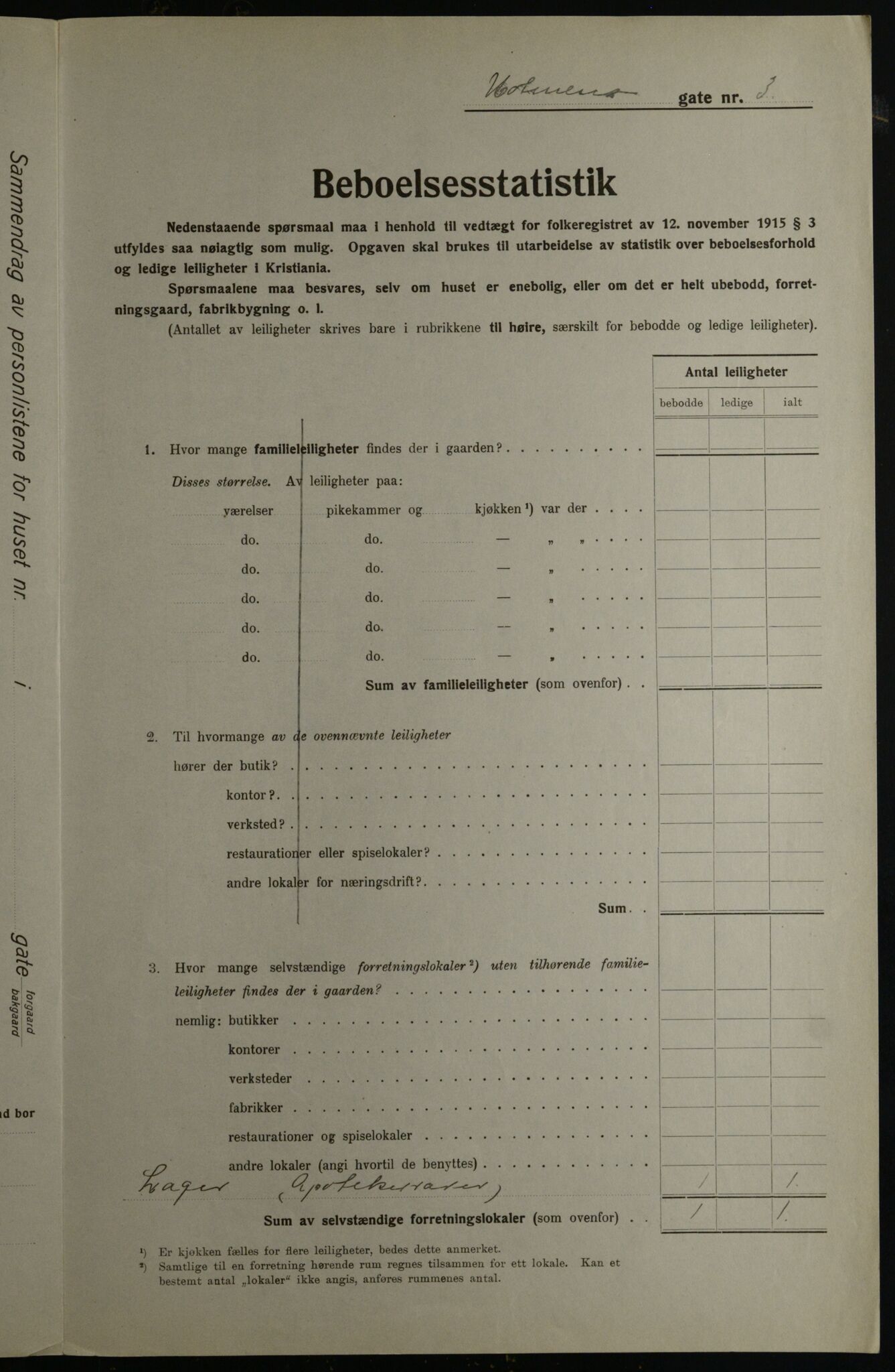 OBA, Municipal Census 1923 for Kristiania, 1923, p. 45652