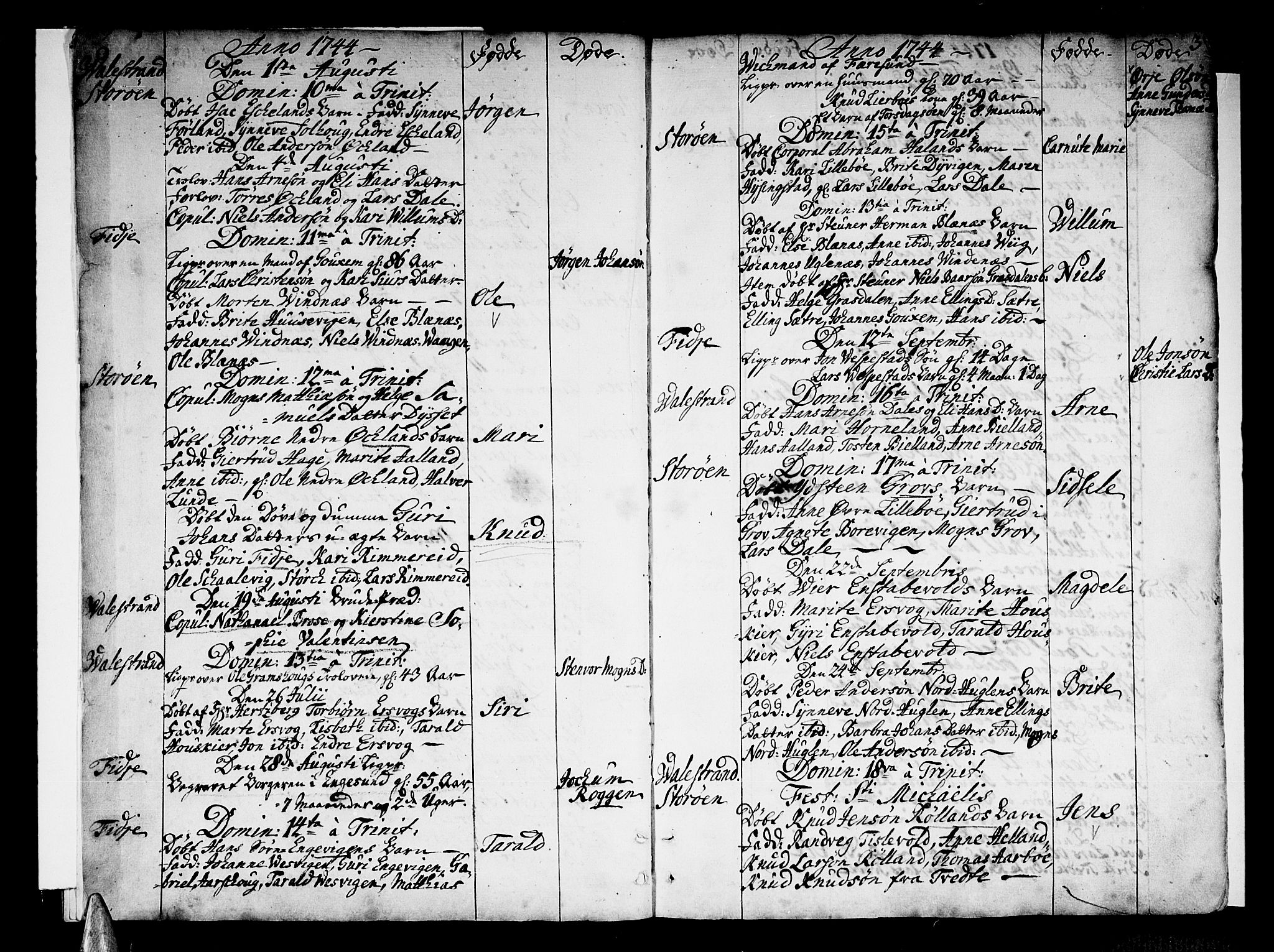 Stord sokneprestembete, AV/SAB-A-78201/H/Haa: Parish register (official) no. A 2, 1744-1777, p. 3