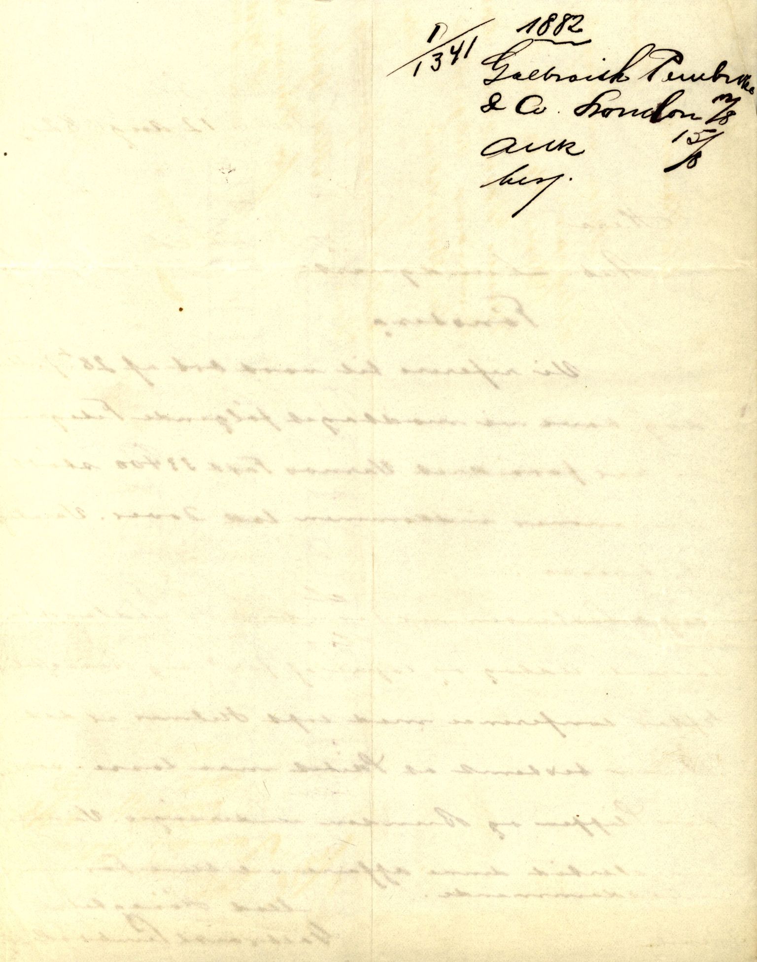 Pa 63 - Østlandske skibsassuranceforening, VEMU/A-1079/G/Ga/L0015/0013: Havaridokumenter / Venice, Isbjørn, Varnæs, Valkyrien, 1882, p. 55