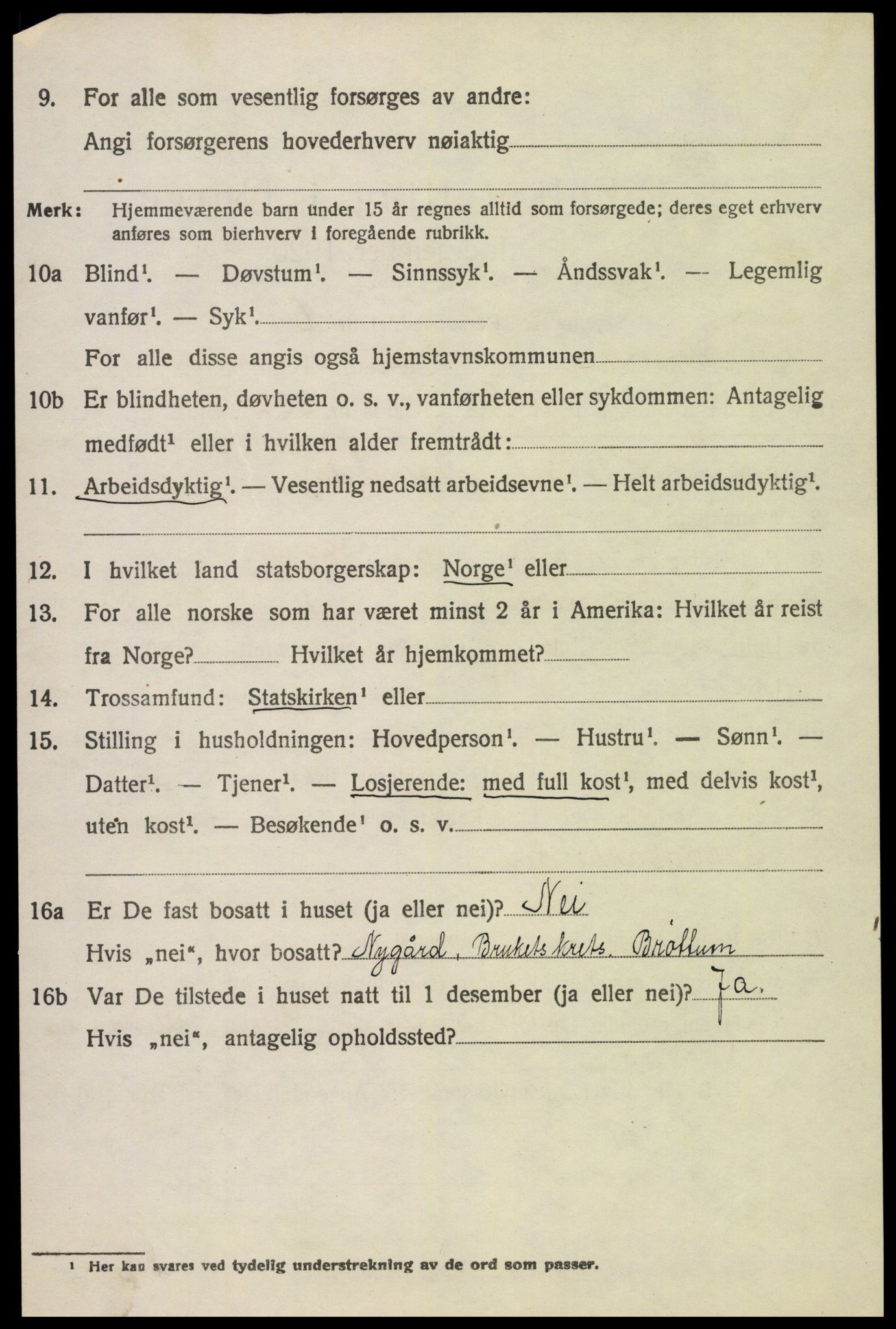 SAH, 1920 census for Ringsaker, 1920, p. 17509