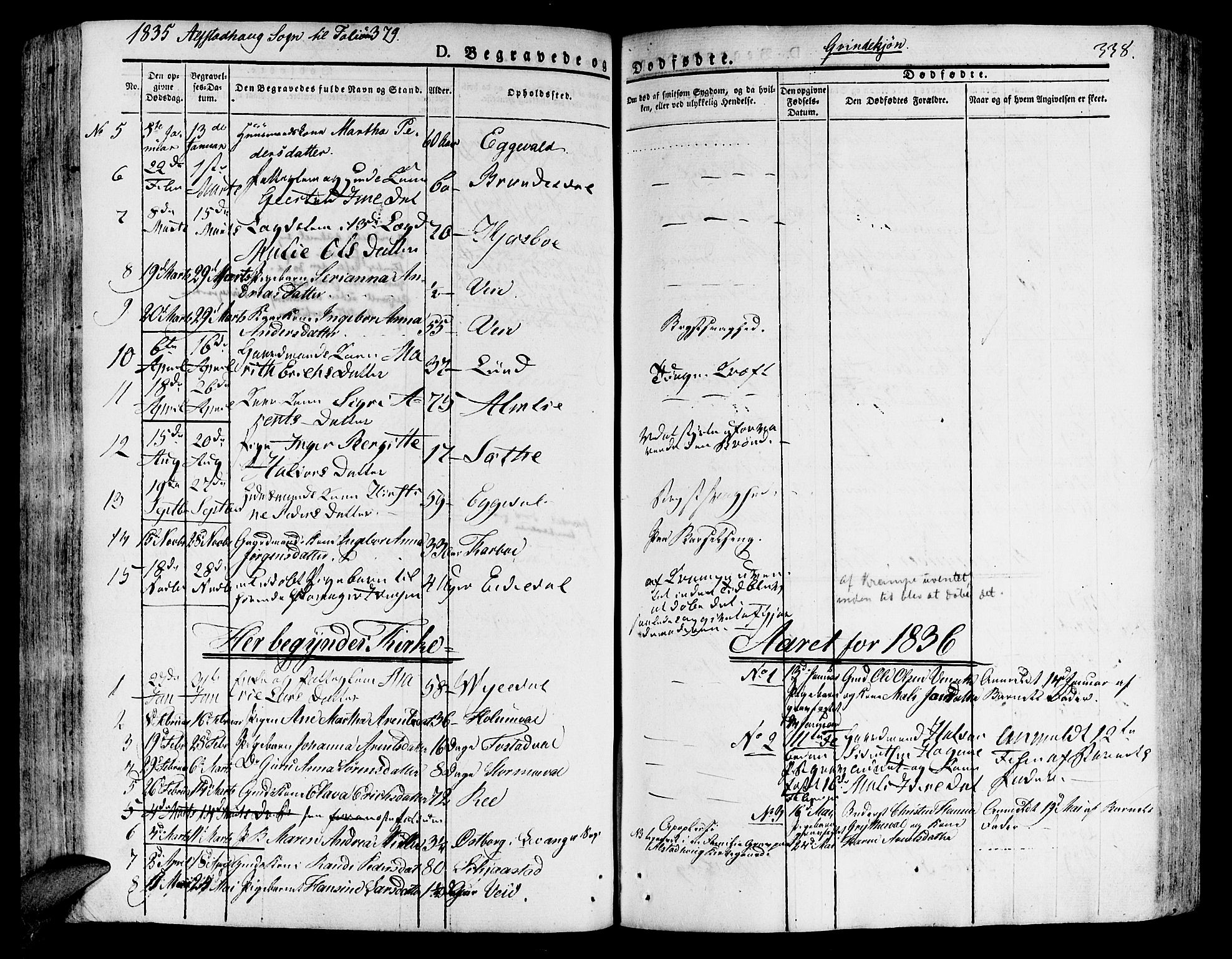 Ministerialprotokoller, klokkerbøker og fødselsregistre - Nord-Trøndelag, SAT/A-1458/717/L0152: Parish register (official) no. 717A05 /1, 1825-1836, p. 338