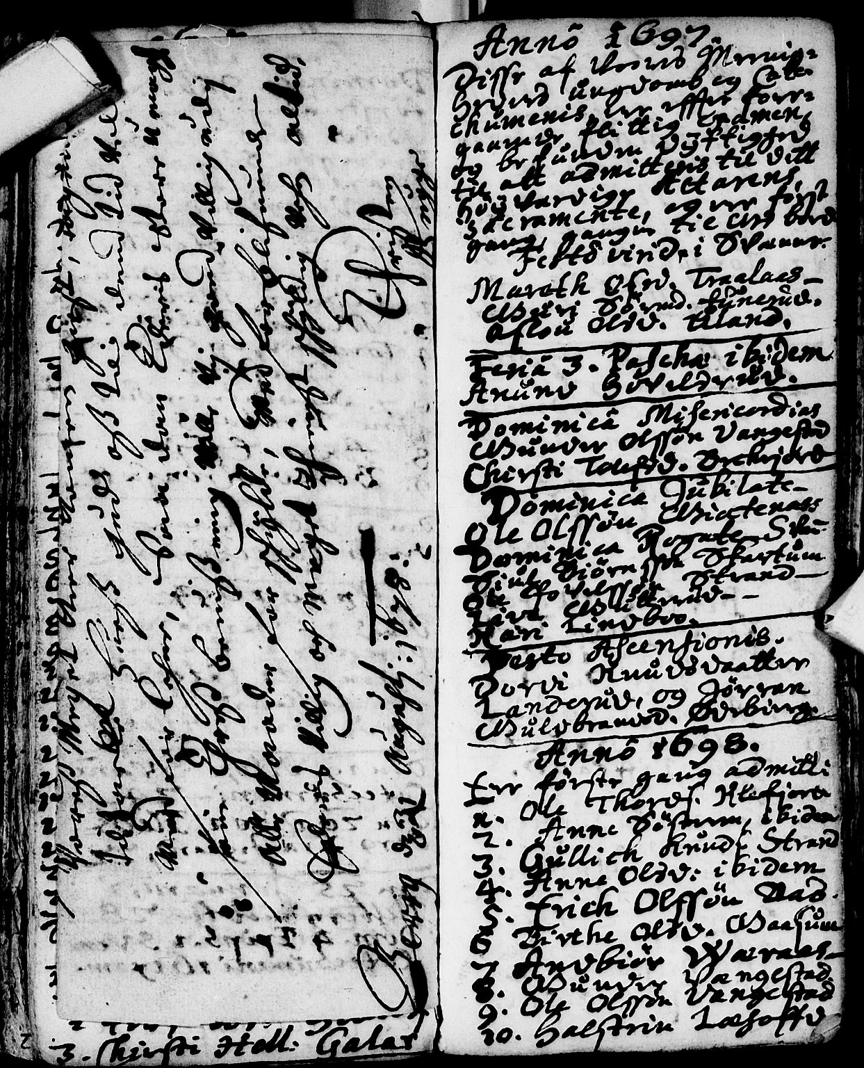 Flesberg kirkebøker, SAKO/A-18/F/Fa/L0001: Parish register (official) no. I 1, 1688-1725