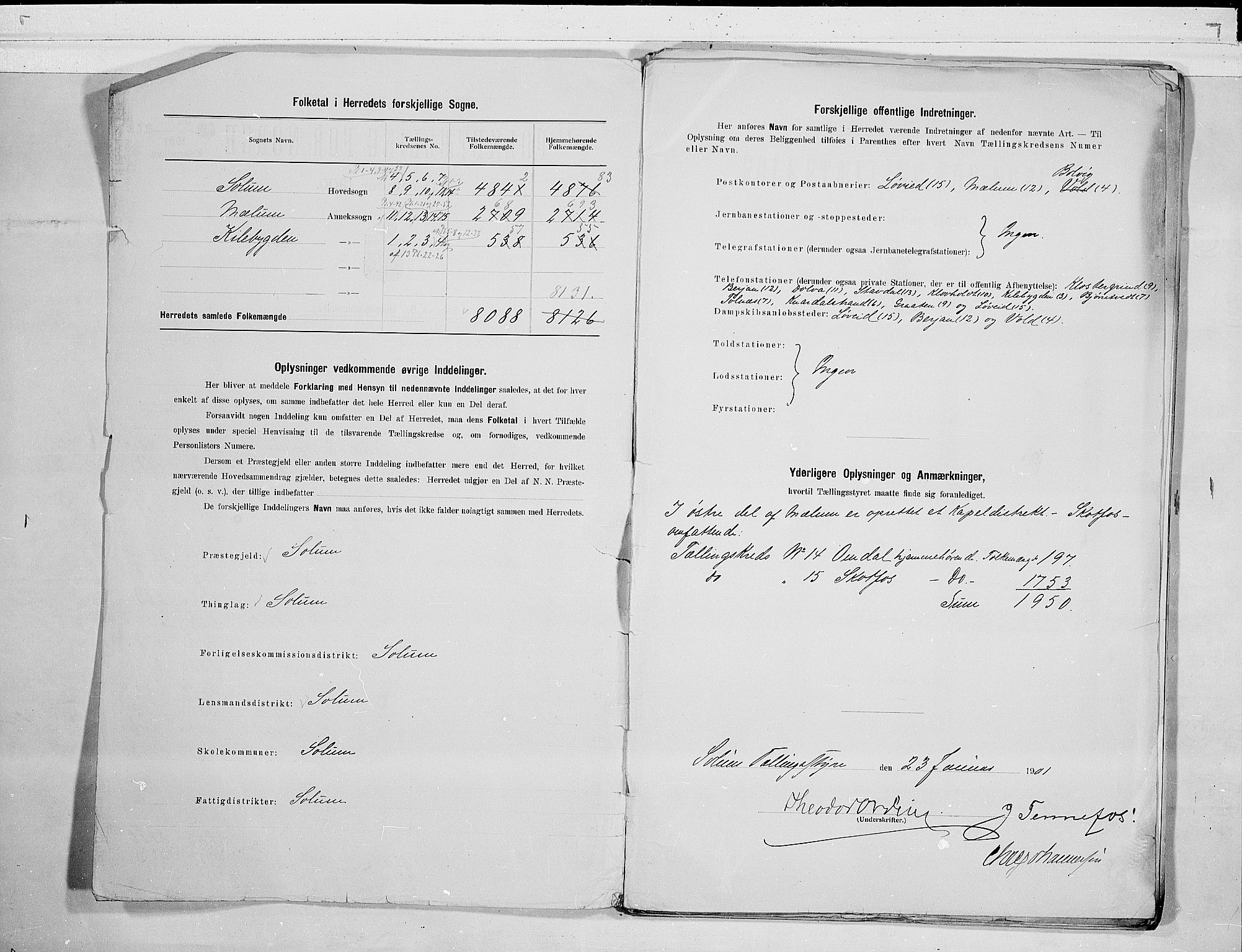 SAKO, 1900 census for Solum, 1900, p. 3