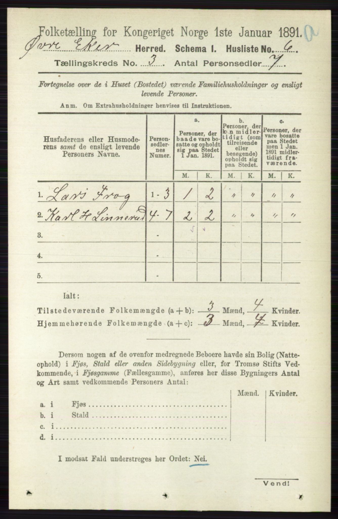 RA, 1891 census for 0624 Øvre Eiker, 1891, p. 928