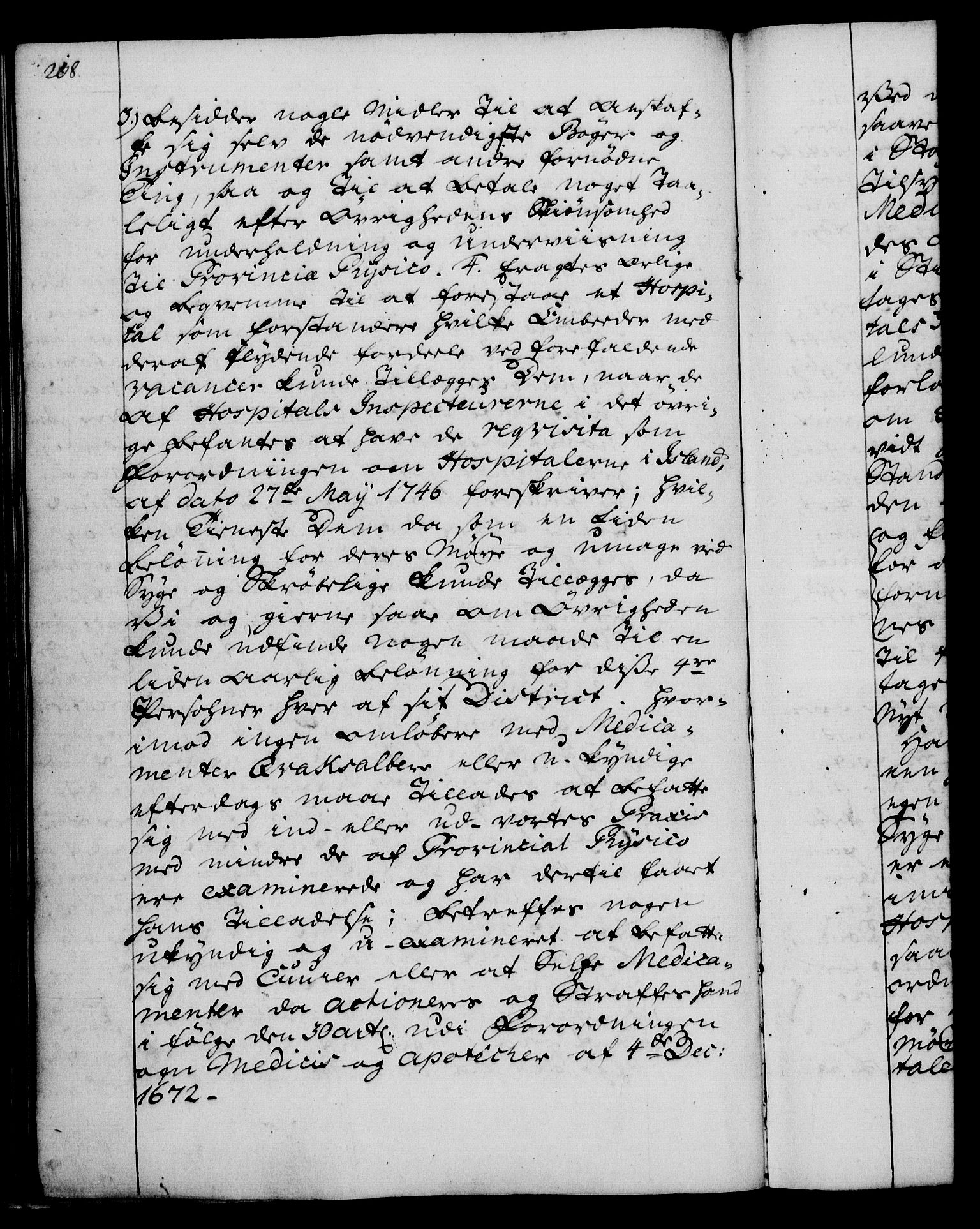 Rentekammeret, Kammerkanselliet, RA/EA-3111/G/Gg/Ggi/L0003: Norsk instruksjonsprotokoll med register (merket RK 53.36), 1751-1775, p. 208