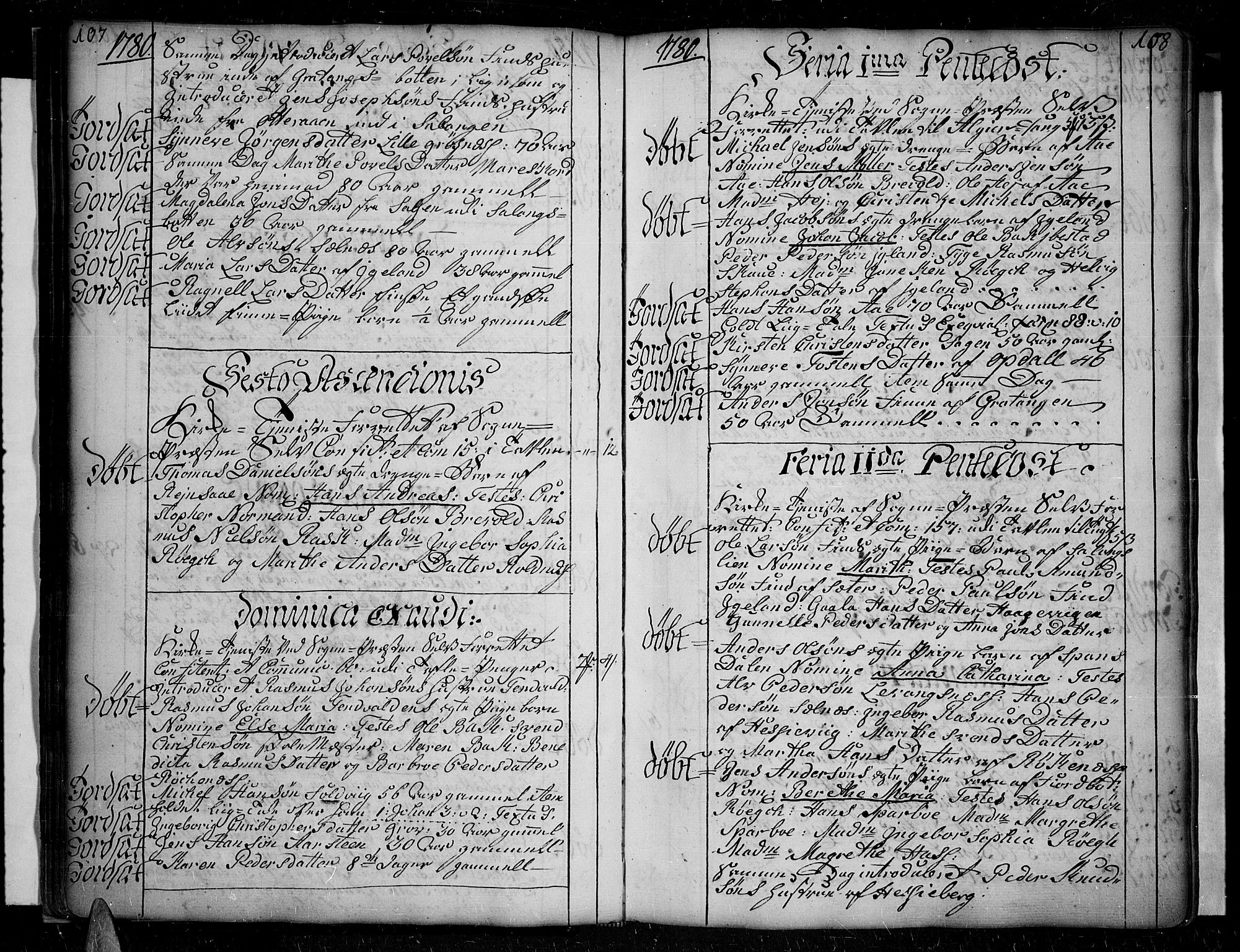 Ibestad sokneprestembete, SATØ/S-0077/H/Ha/Haa/L0003kirke: Parish register (official) no. 3, 1776-1801, p. 107-108