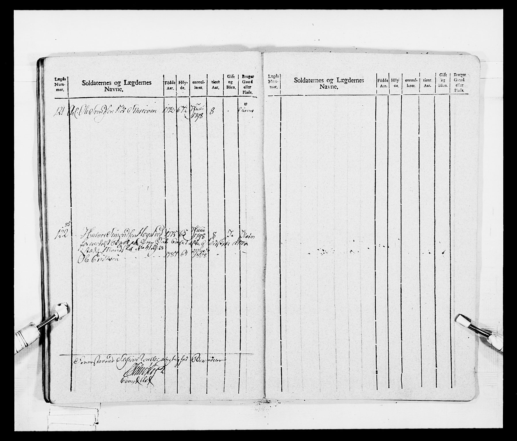 Generalitets- og kommissariatskollegiet, Det kongelige norske kommissariatskollegium, AV/RA-EA-5420/E/Eh/L0047: 2. Akershusiske nasjonale infanteriregiment, 1791-1810, p. 337