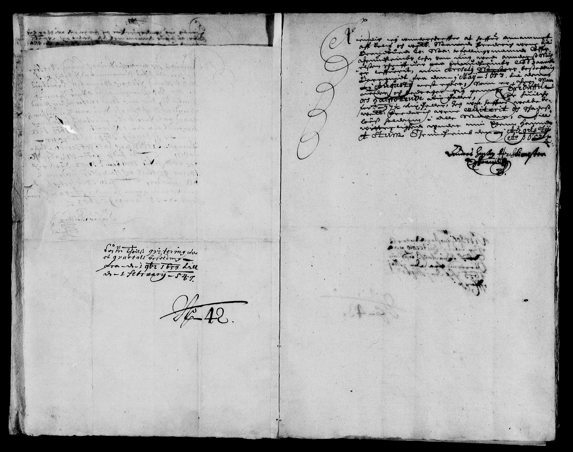 Rentekammeret inntil 1814, Reviderte regnskaper, Lensregnskaper, AV/RA-EA-5023/R/Rb/Rbw/L0114: Trondheim len, 1653-1654