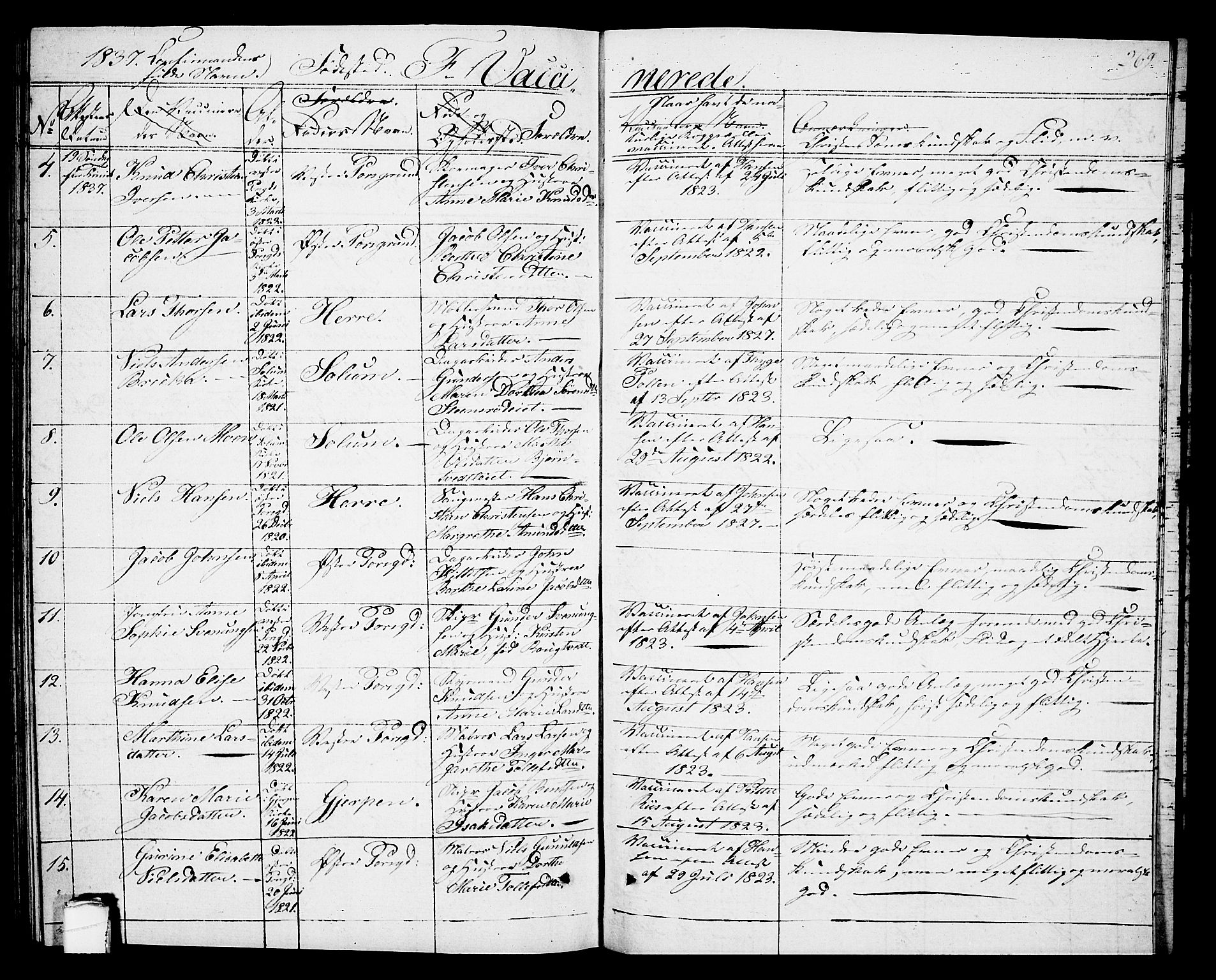 Porsgrunn kirkebøker , SAKO/A-104/G/Gb/L0002: Parish register (copy) no. II 2, 1828-1841, p. 269