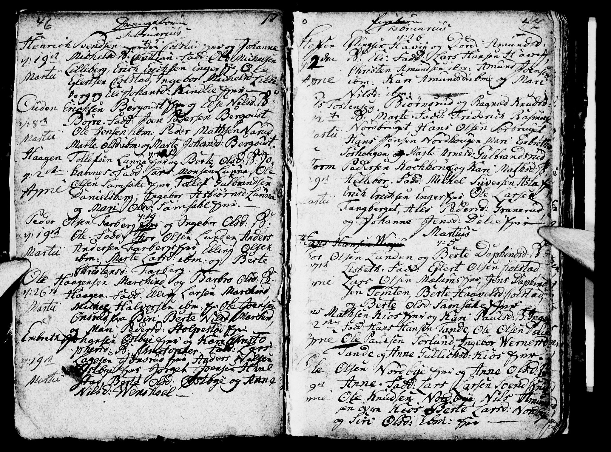 Ringsaker prestekontor, AV/SAH-PREST-014/I/Ia/L0005/0004: Parish register draft no. 5.4, 1785-1789, p. 46-47