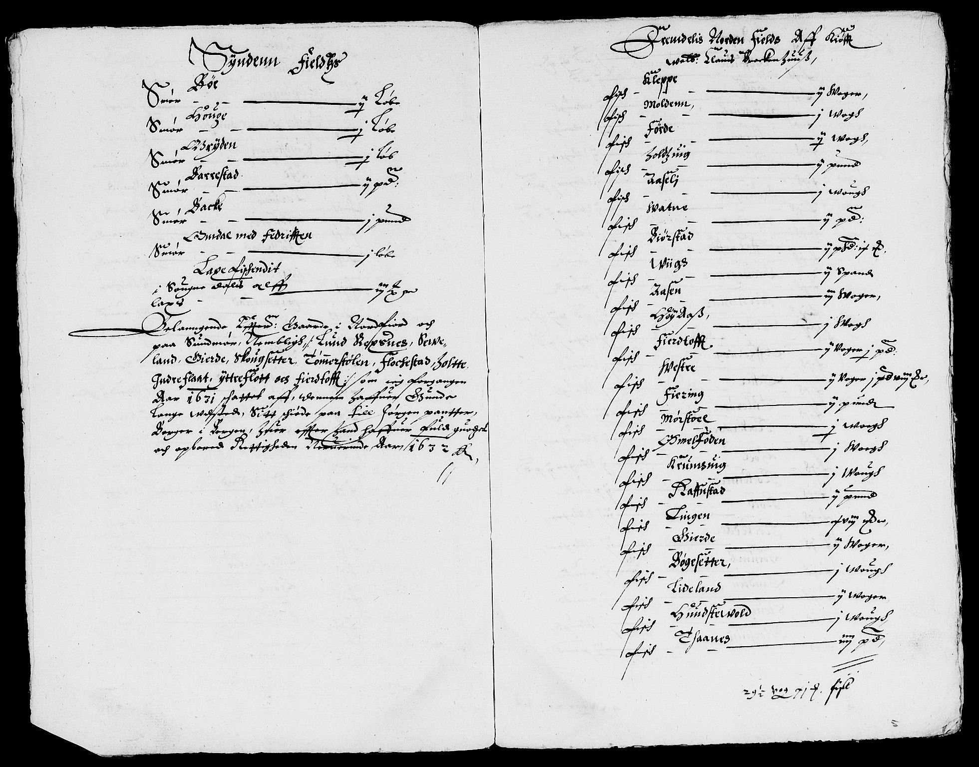 Rentekammeret inntil 1814, Reviderte regnskaper, Lensregnskaper, AV/RA-EA-5023/R/Rb/Rbl/L0005: Brunla len med Eiker len 1626-37, 1632-1635