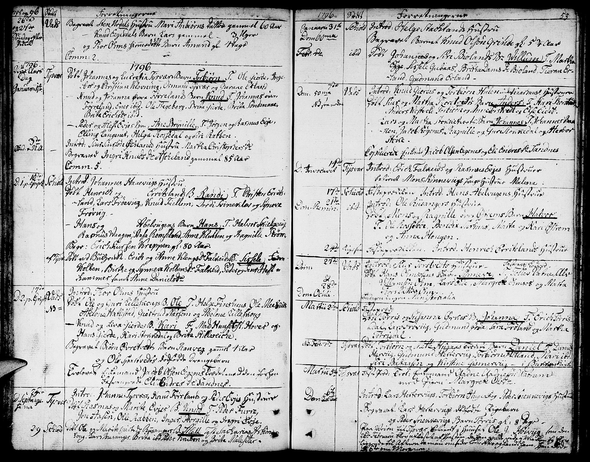 Skjold sokneprestkontor, SAST/A-101847/H/Ha/Haa/L0002: Parish register (official) no. A 2, 1786-1815, p. 53