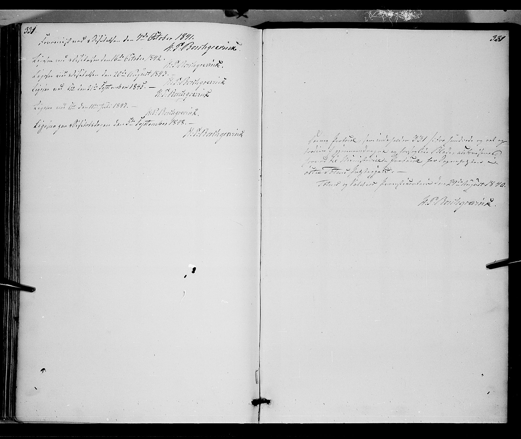 Østre Toten prestekontor, SAH/PREST-104/H/Ha/Haa/L0002: Parish register (official) no. 2, 1840-1847, p. 321