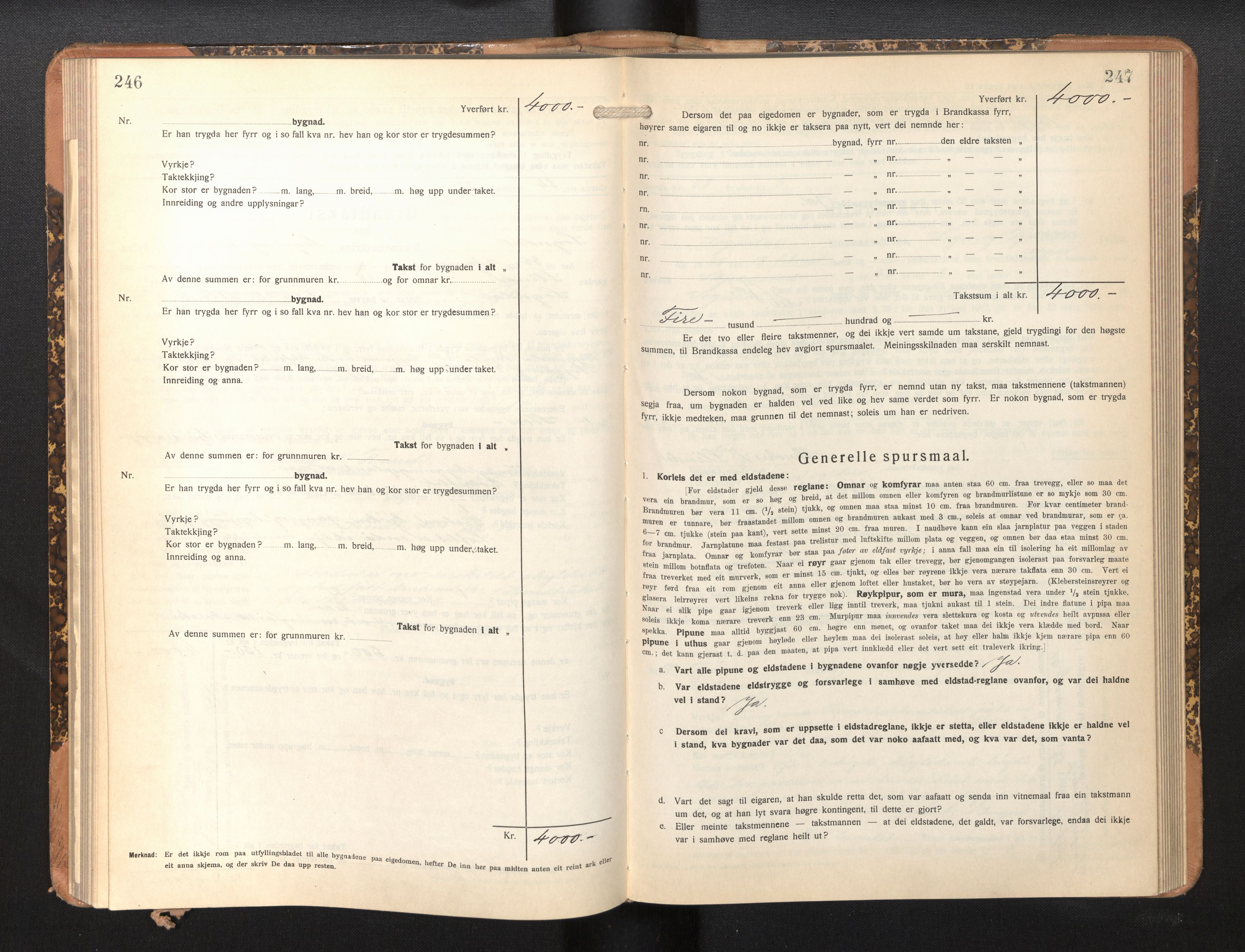 Lensmannen i Sogndal, AV/SAB-A-29901/0012/L0013: Branntakstprotokoll, skjematakst, 1931-1938, p. 246-247