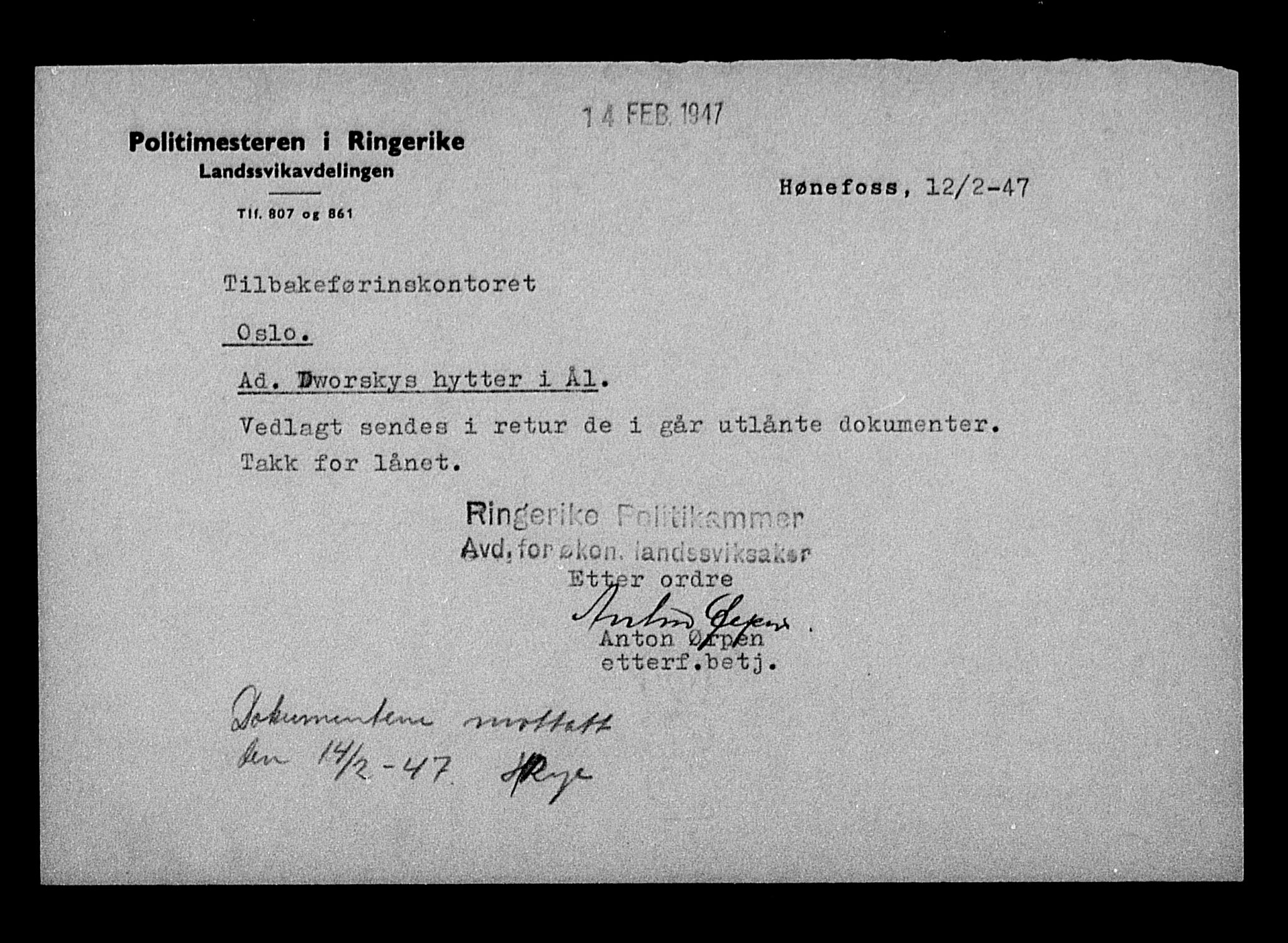 Justisdepartementet, Tilbakeføringskontoret for inndratte formuer, AV/RA-S-1564/H/Hc/Hcc/L0931: --, 1945-1947, p. 439