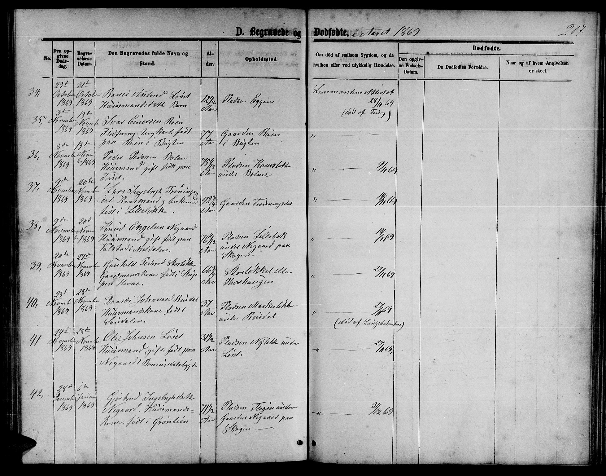 Ministerialprotokoller, klokkerbøker og fødselsregistre - Møre og Romsdal, AV/SAT-A-1454/598/L1076: Parish register (copy) no. 598C01, 1867-1878, p. 207